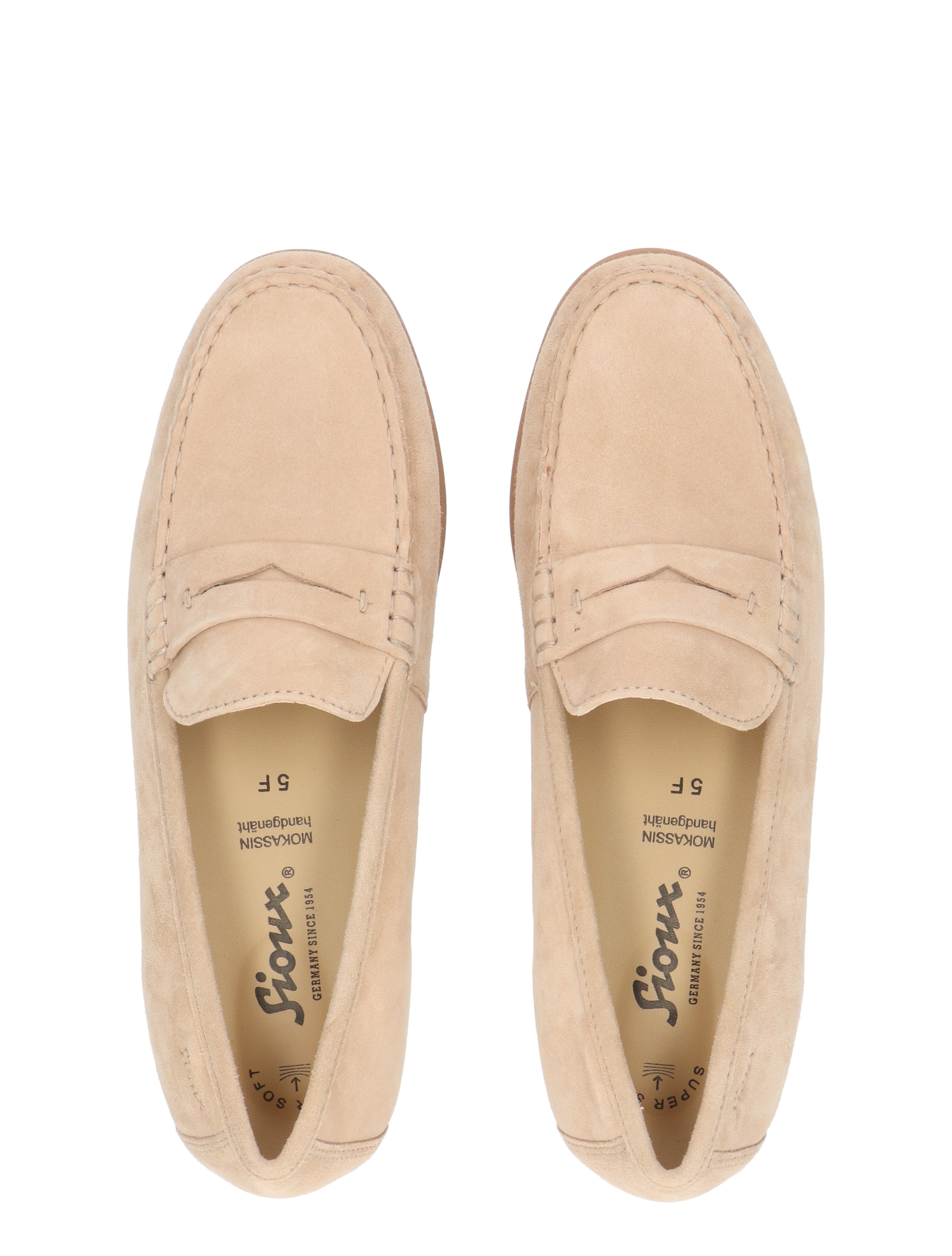 Sioux - Rosikena-700 Toffee F-Wijdte - Dames - Loafers - 50894_77_7