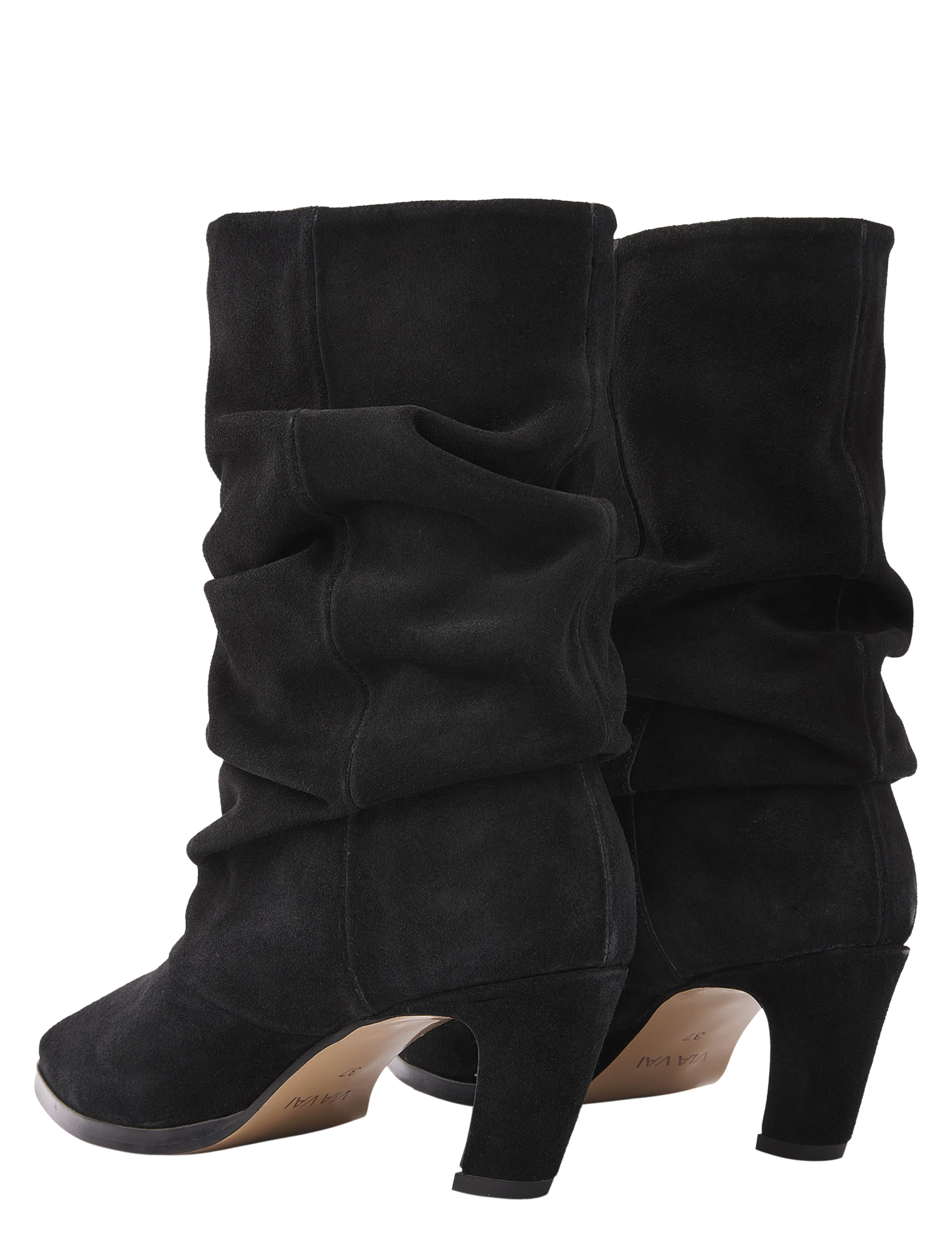 warte, laarsjes, enkellaarzen, zwarte suede, hak