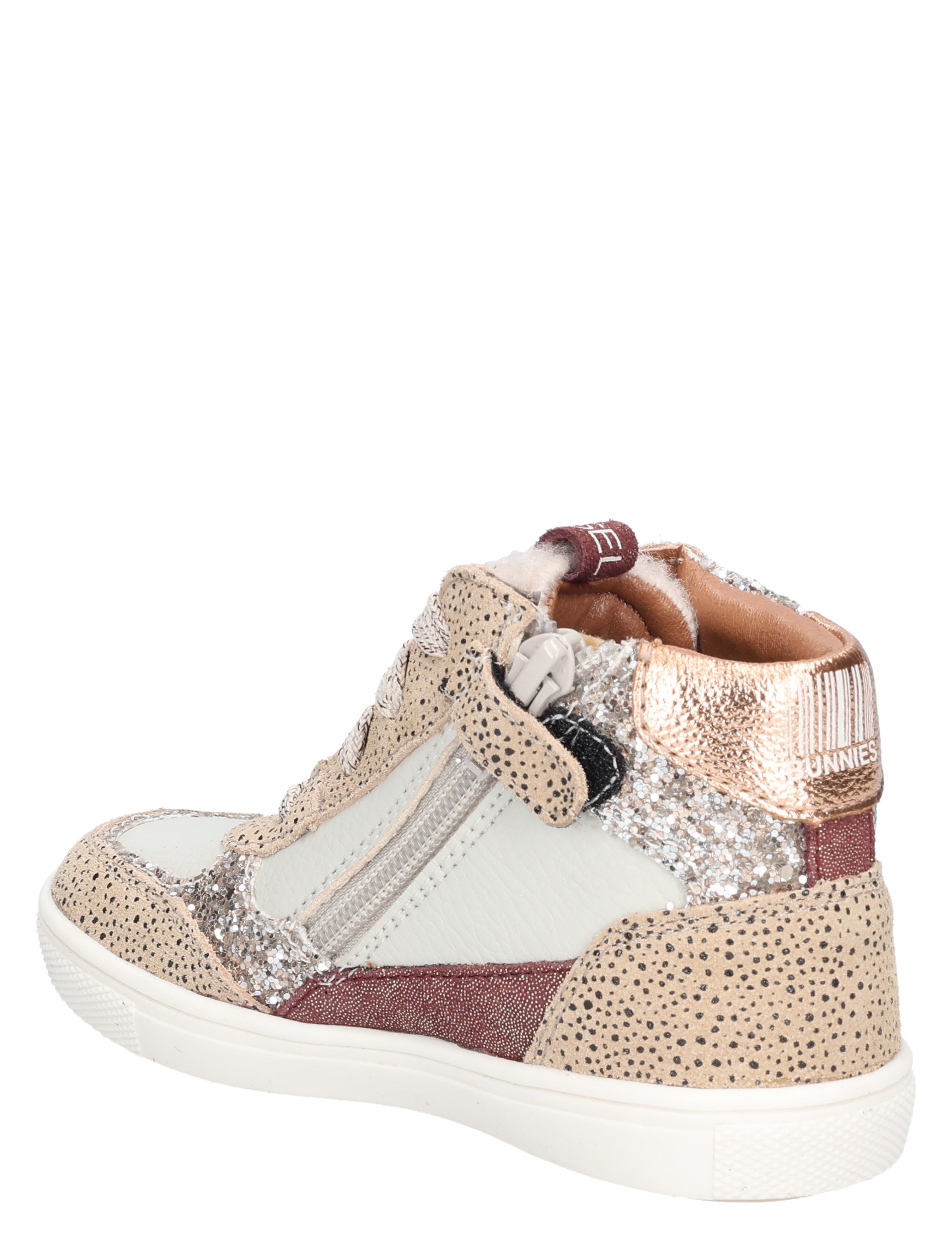 Bunnies - Lola Louw 225752 908 Taupe - Meisjes - Sneakers - Hoge Sneakers - 48497_28_4