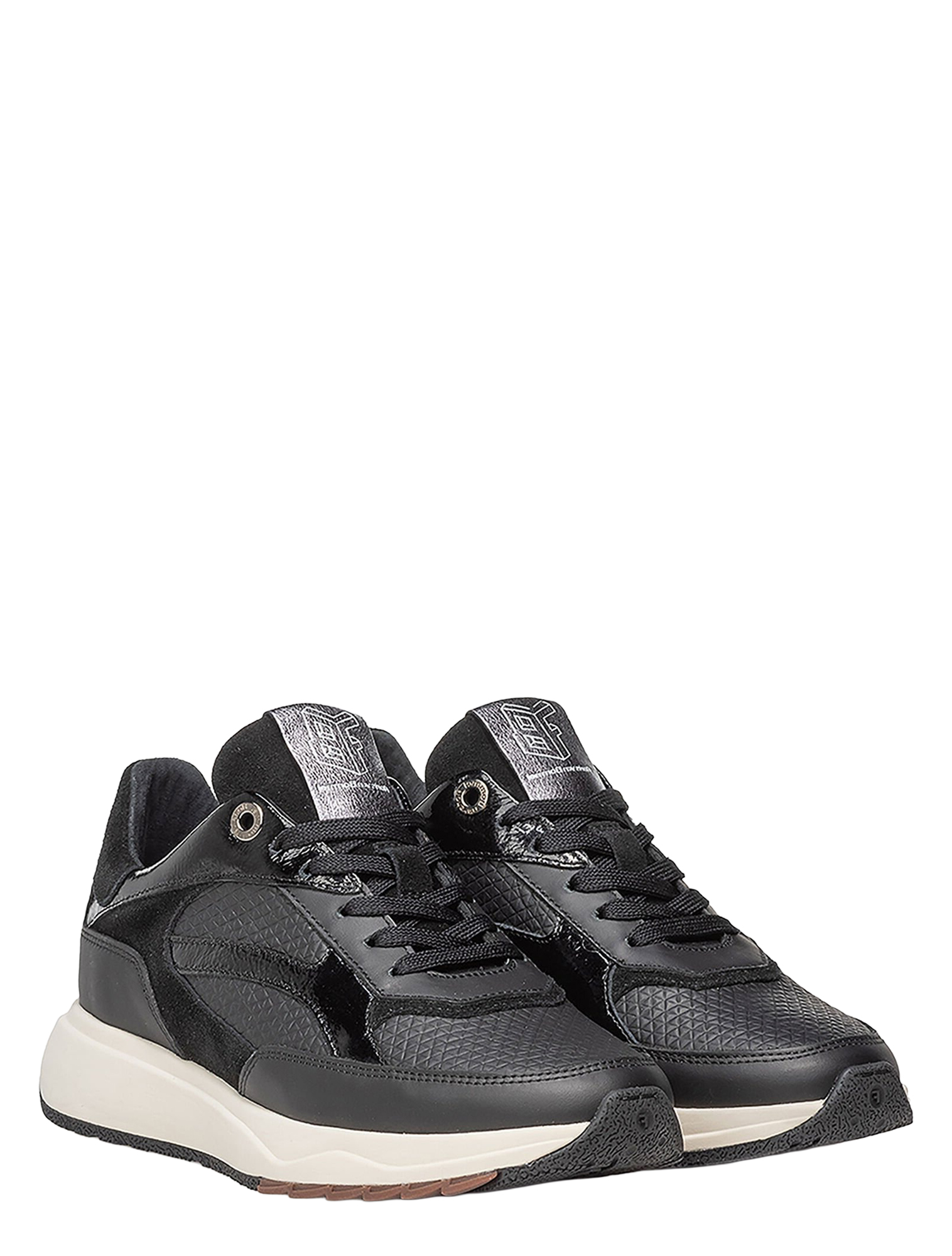Floris van Bommel - Suvi SFW-10138-1 10-01 Black G-Wijdte - Sneakers - Dames - Lage Sneakers - 50099_11_2