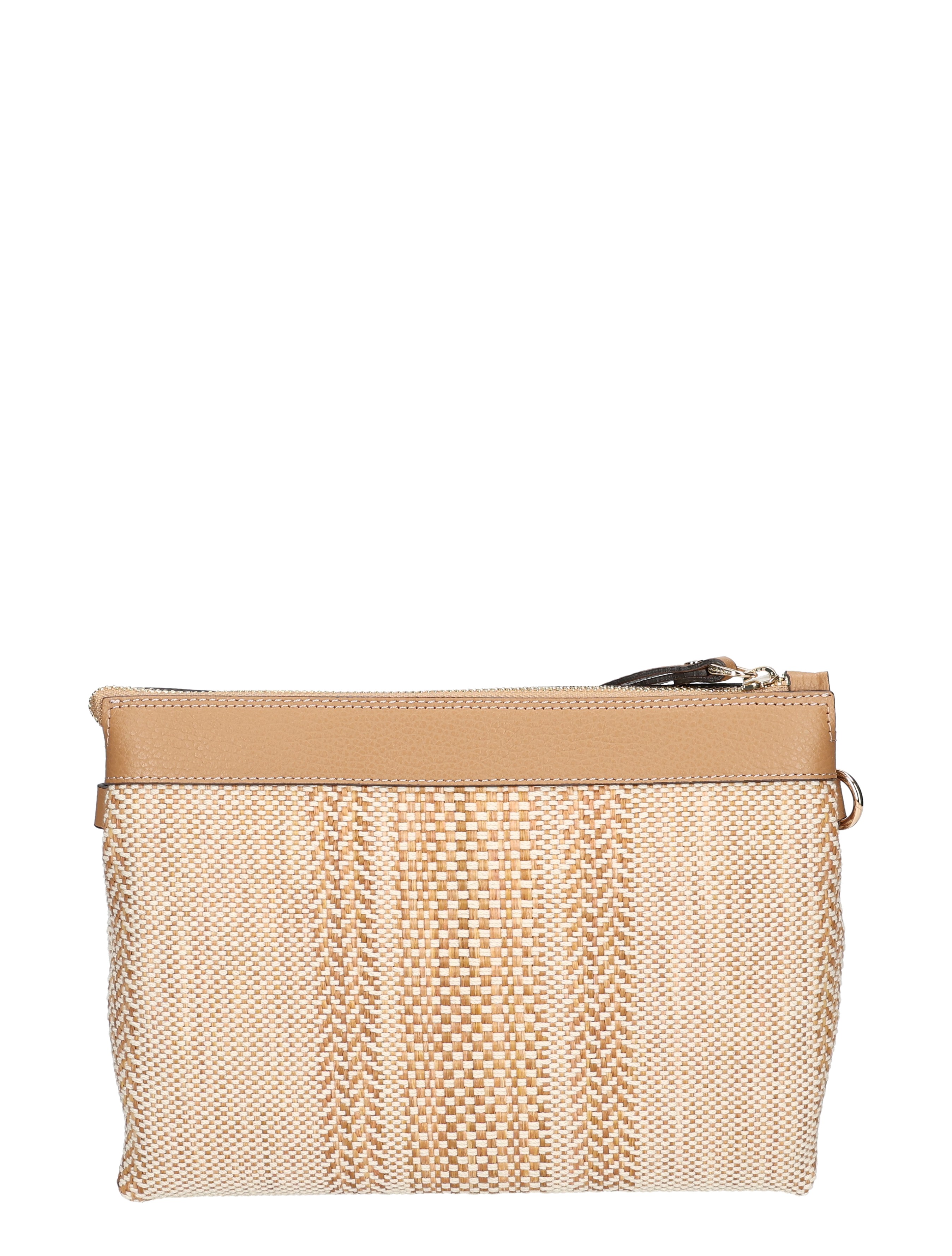 Carol J - 265 Rafia Bicolor Naturel - Dames - Schoudertassen - 50698_27_2