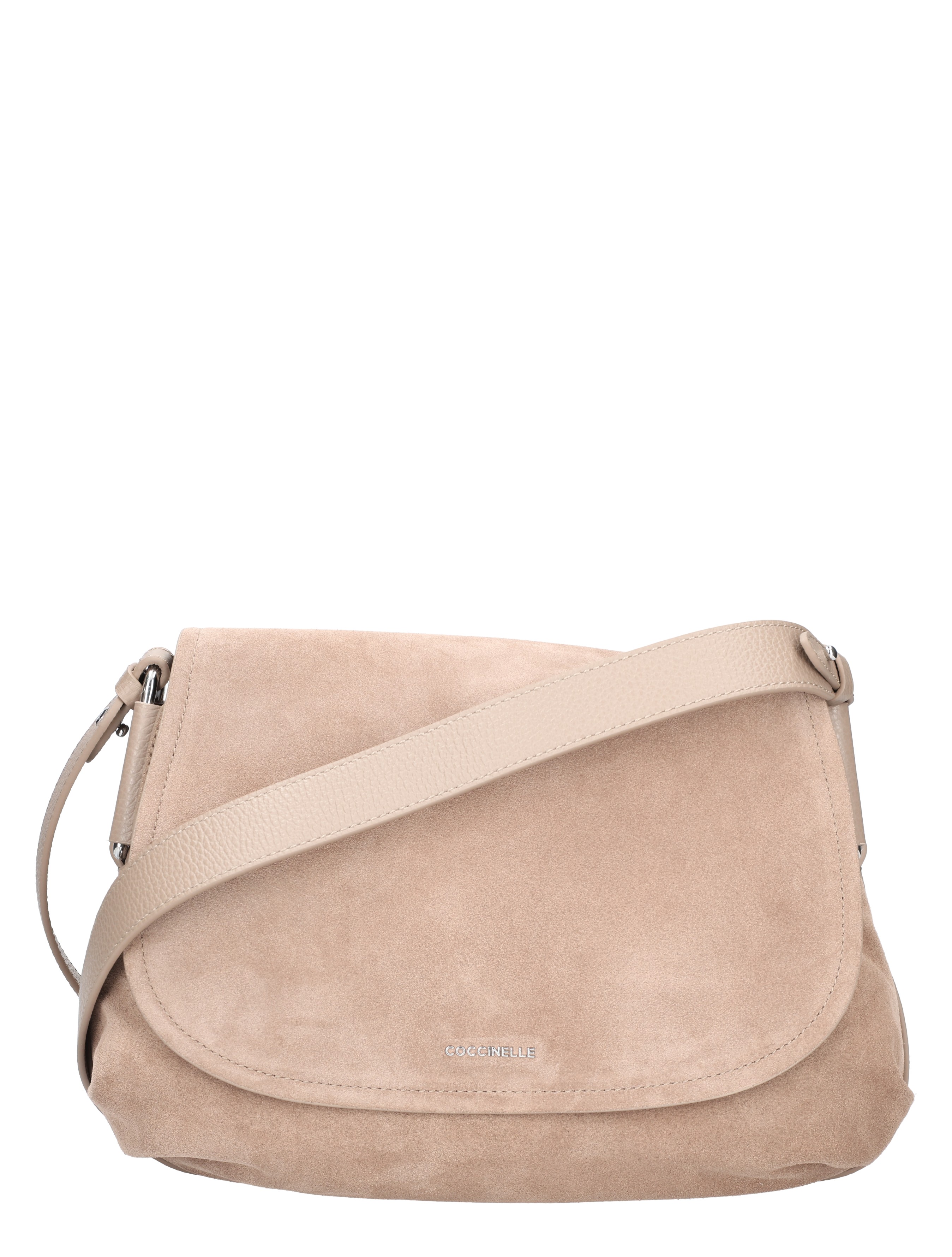 Coccinelle - Rebekka Cross Body E1 T96 15 01 01 N59 Warm Taupe - Dames - Schoudertassen - 48199_77_1