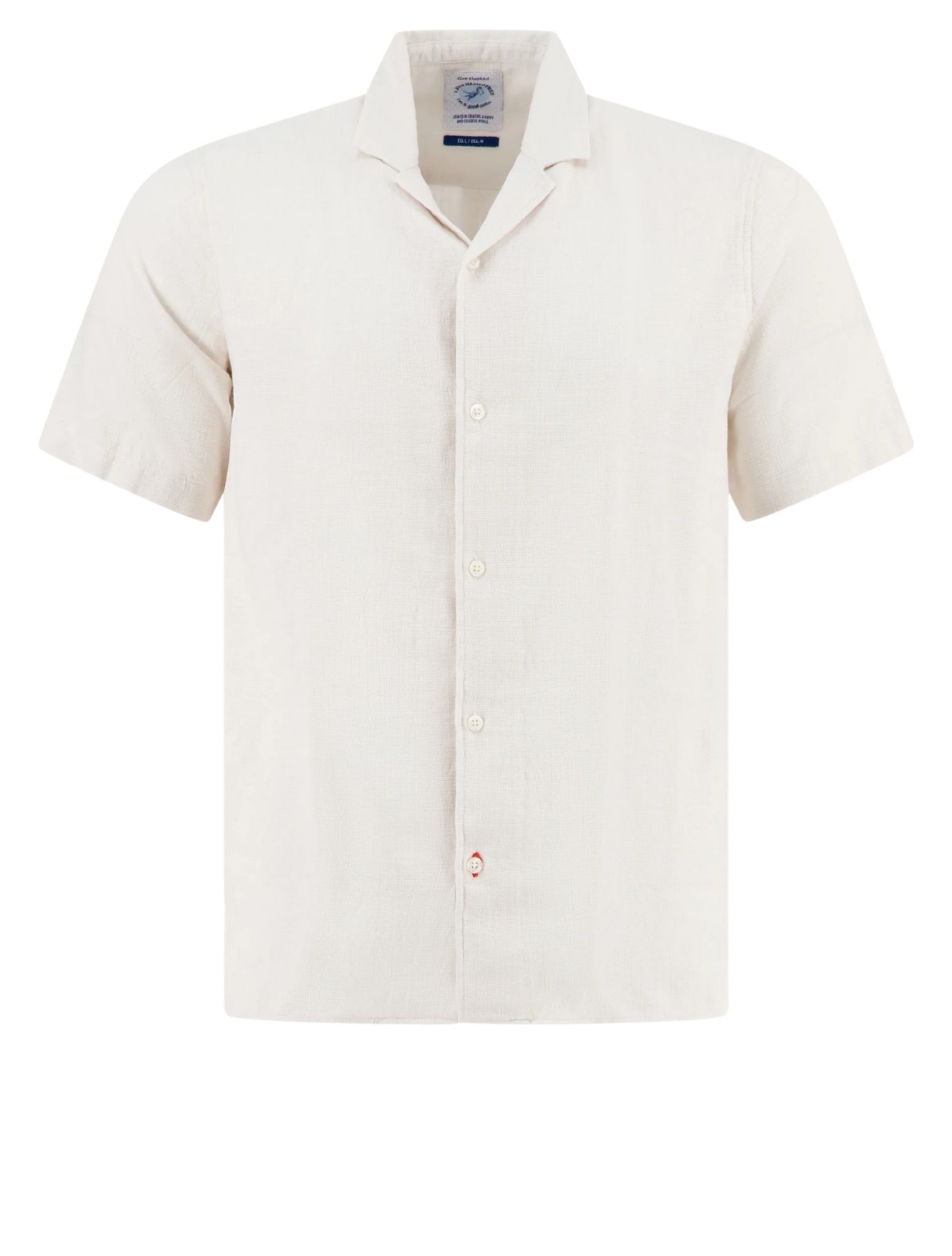 A Fish Named Fred - Cuban Shirt 101 Off-White - Heren - Shirts - 51191_88_1