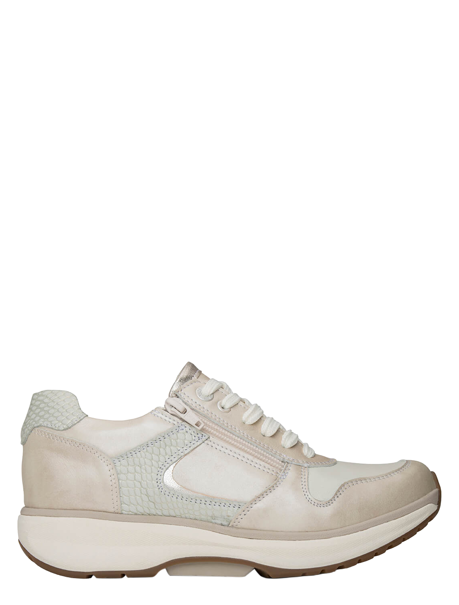 Xsensible - 30150.3 176 Soft Pearl Combi G-Wijdte - Dames - Veterschoenen - Casual Veterschoenen - 51649_88_1