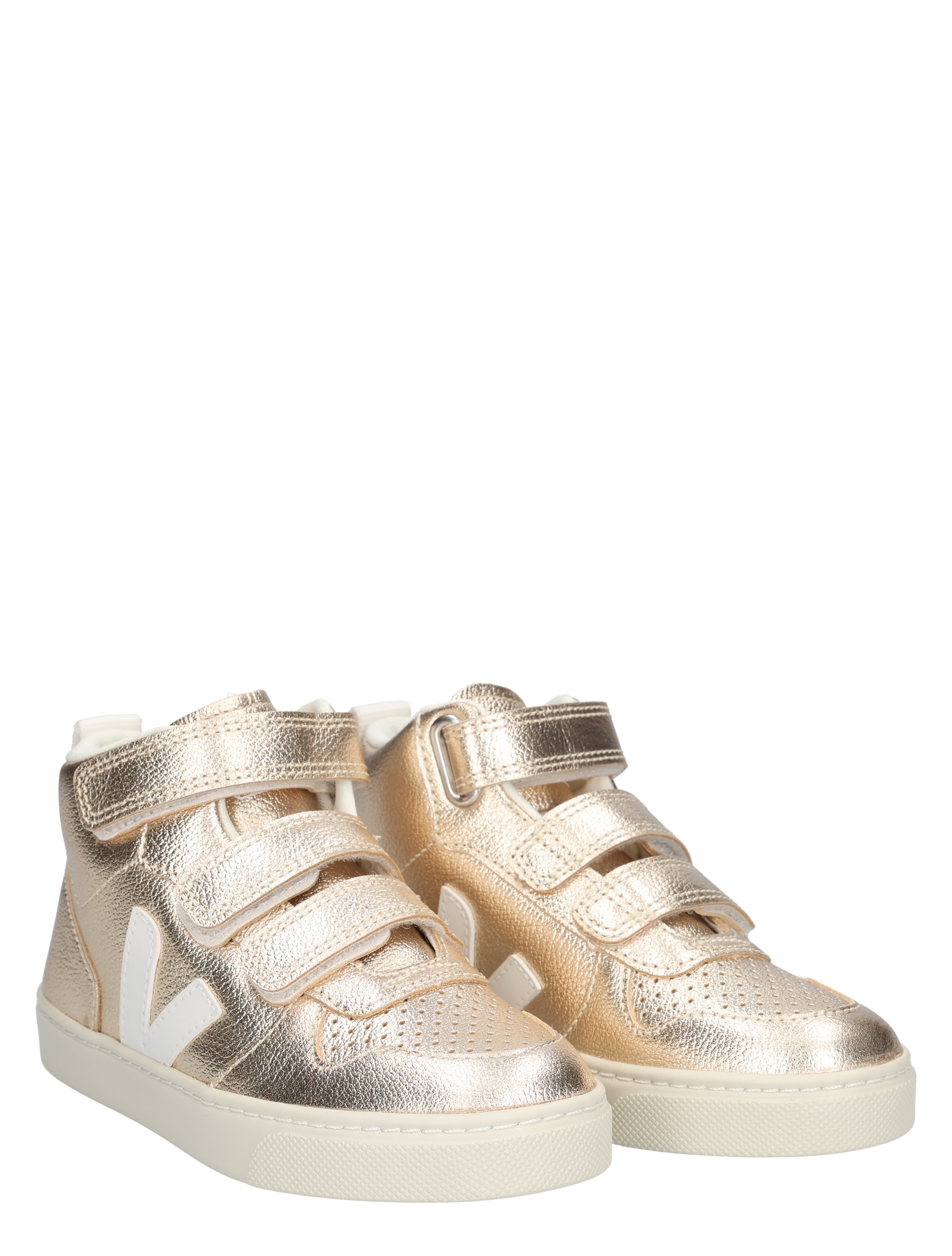 Veja - Small V-10 Mid DV0503037C Platin White - Meisjes - Lage Sneakers - Sneakers - 48208_53_5