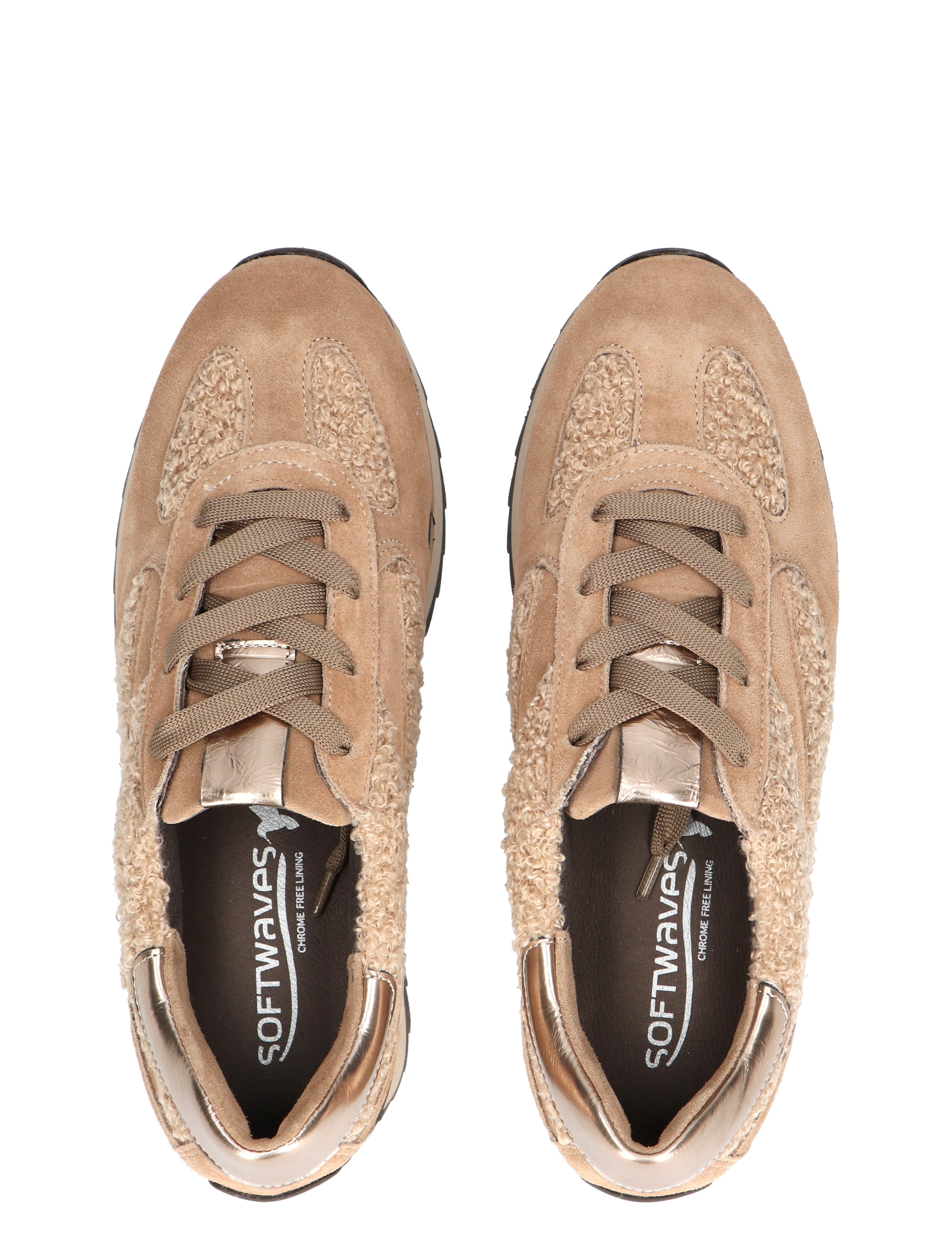 Softwaves - 9.32.08 001 Suede Sahara - Sneakers - Dames - Lage Sneakers - 48883_77_7