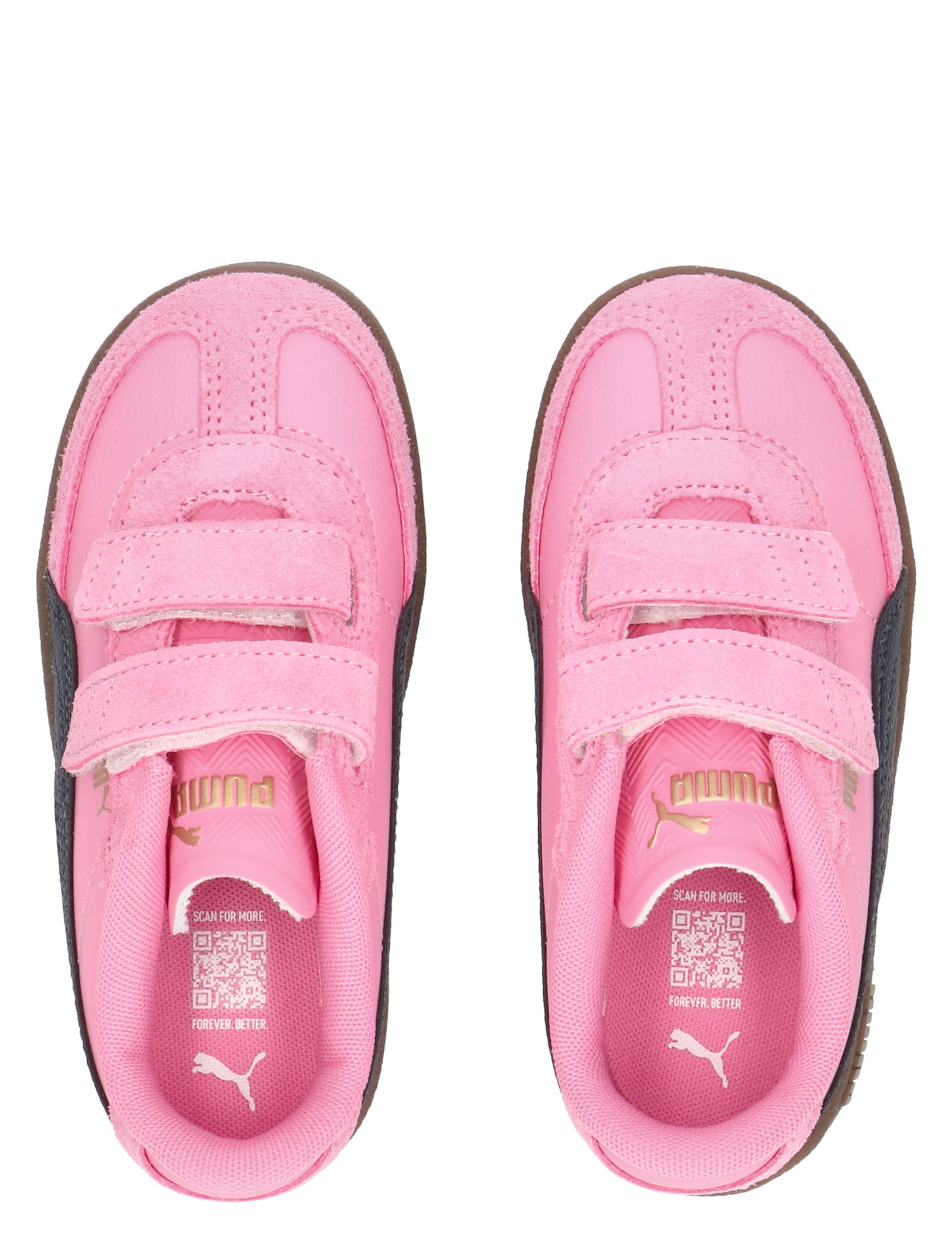 pink, velcro, sneakers, kids, puma