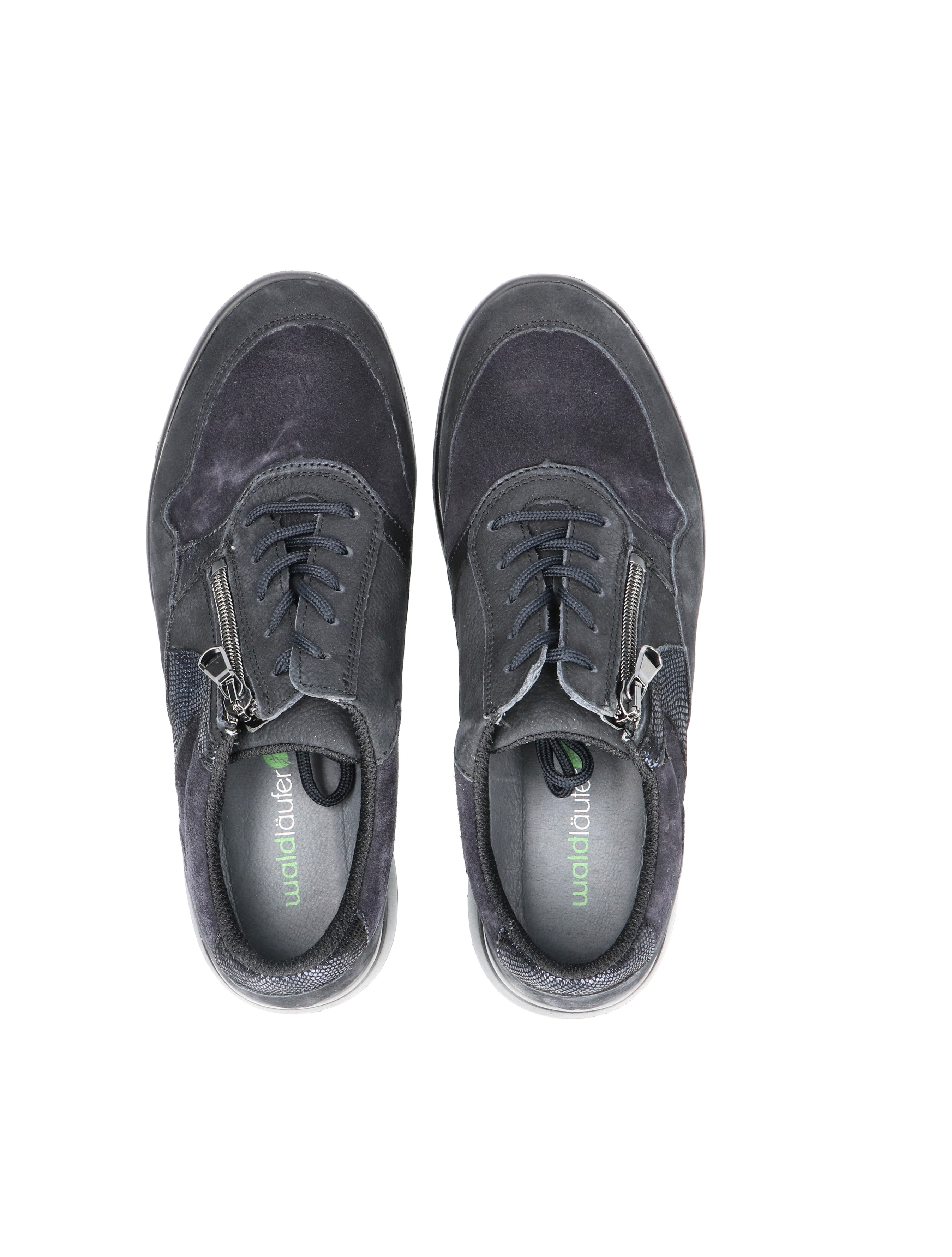 Waldlaufer - 668001 Blue K-Wijdte - Dames - Veterschoenen - Casual Veterschoenen - 48871_33_7