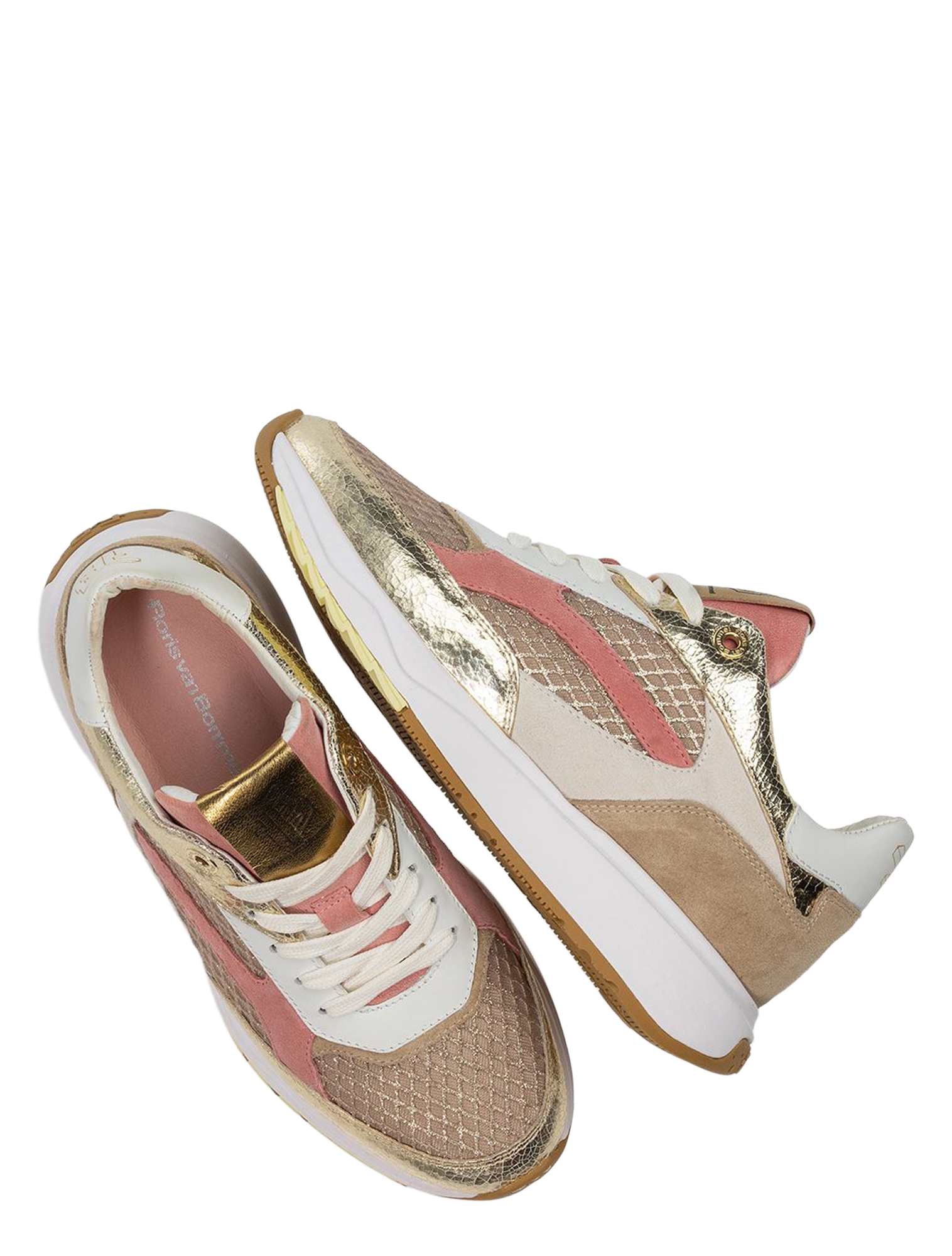 Floris van Bommel - Suvi 10138 02.17 Gold - Sneakers - Dames - Lage Sneakers - 51478_53_3