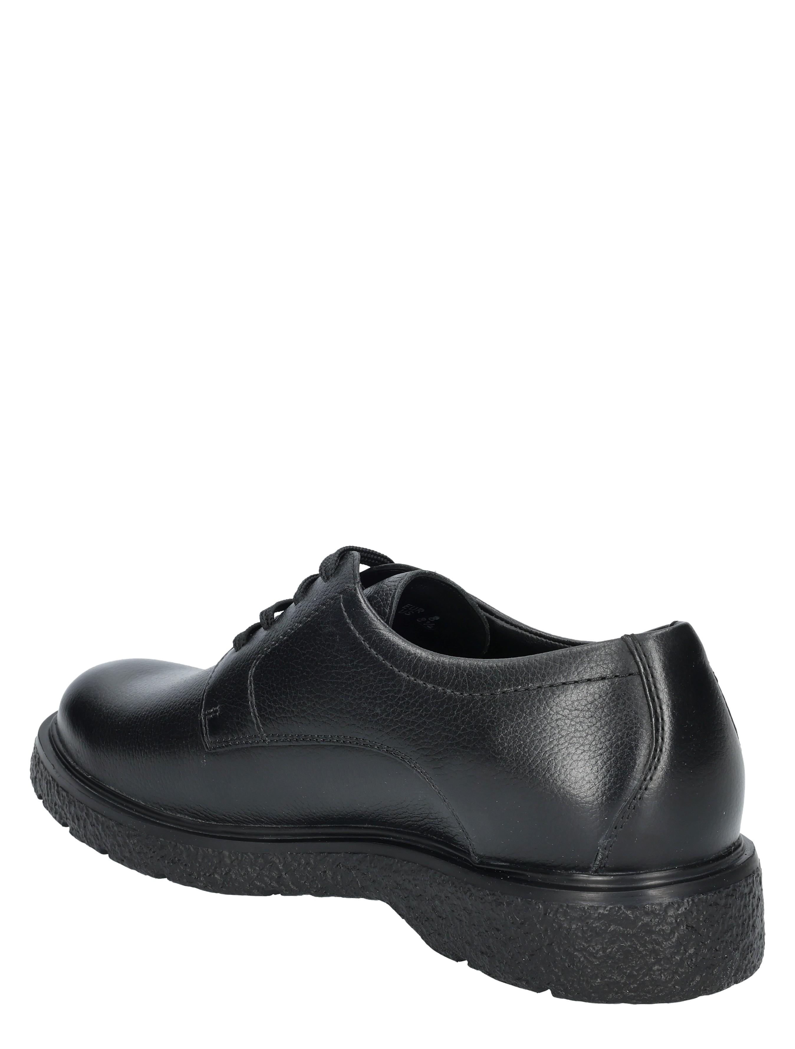 leder, schoen, zwarte, derby, arup