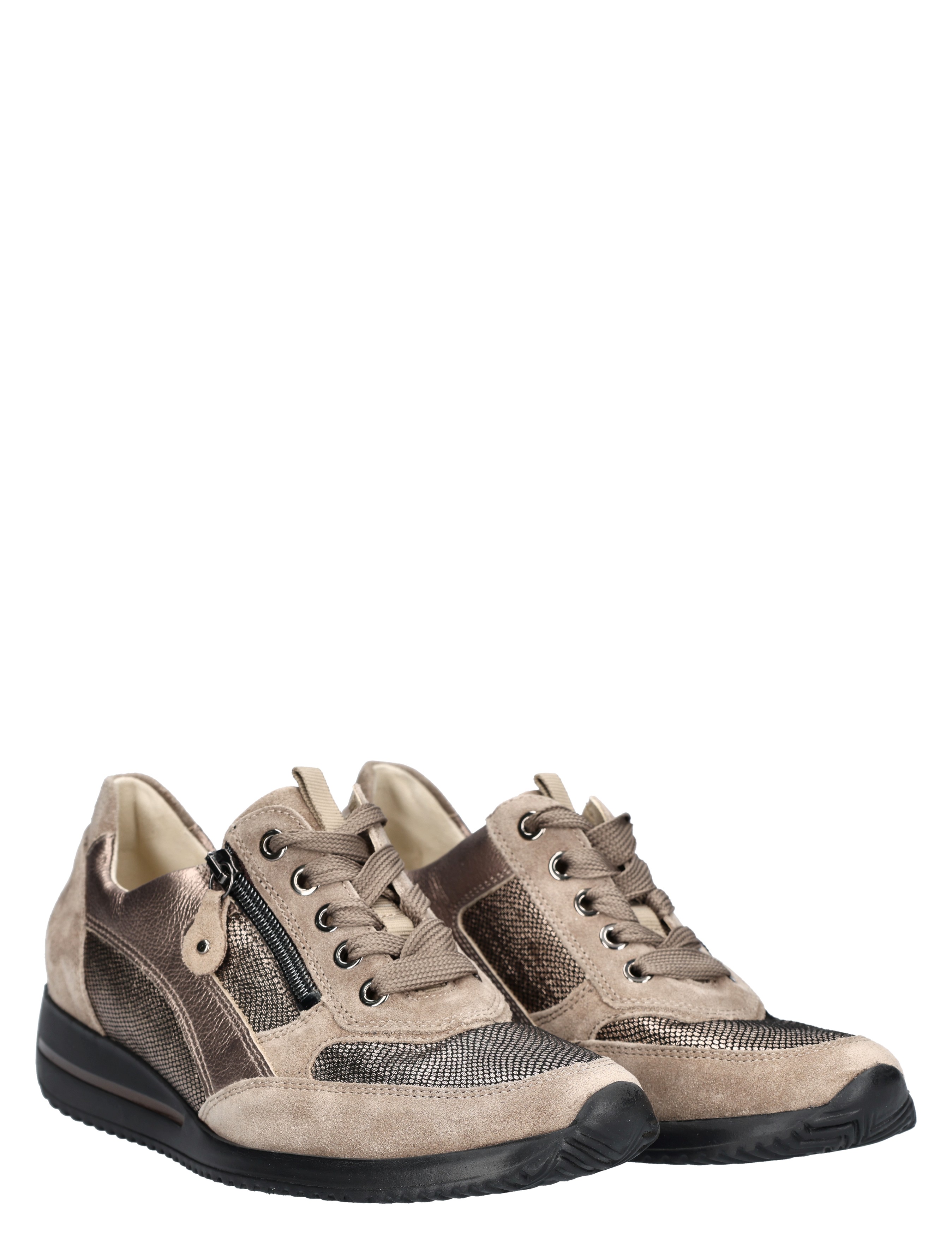 Waldlaufer - 980008 Beige H-Wijdte - Dames - Veterschoenen - Casual Veterschoenen - 48866_77_5