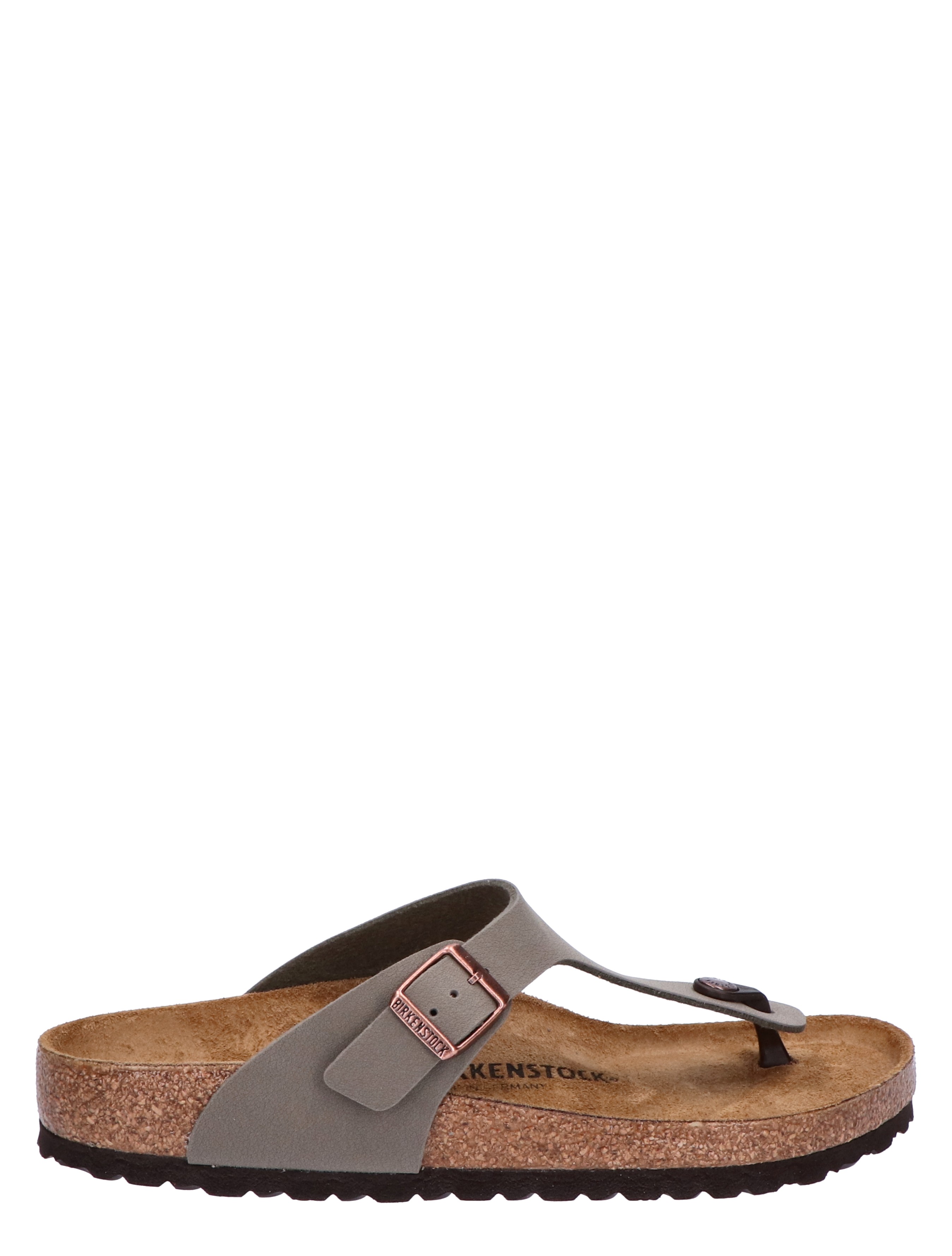 Birkenstock - Gizeh Stone Birko-Flor Regular - Heren - Slippers - 43750_99_3