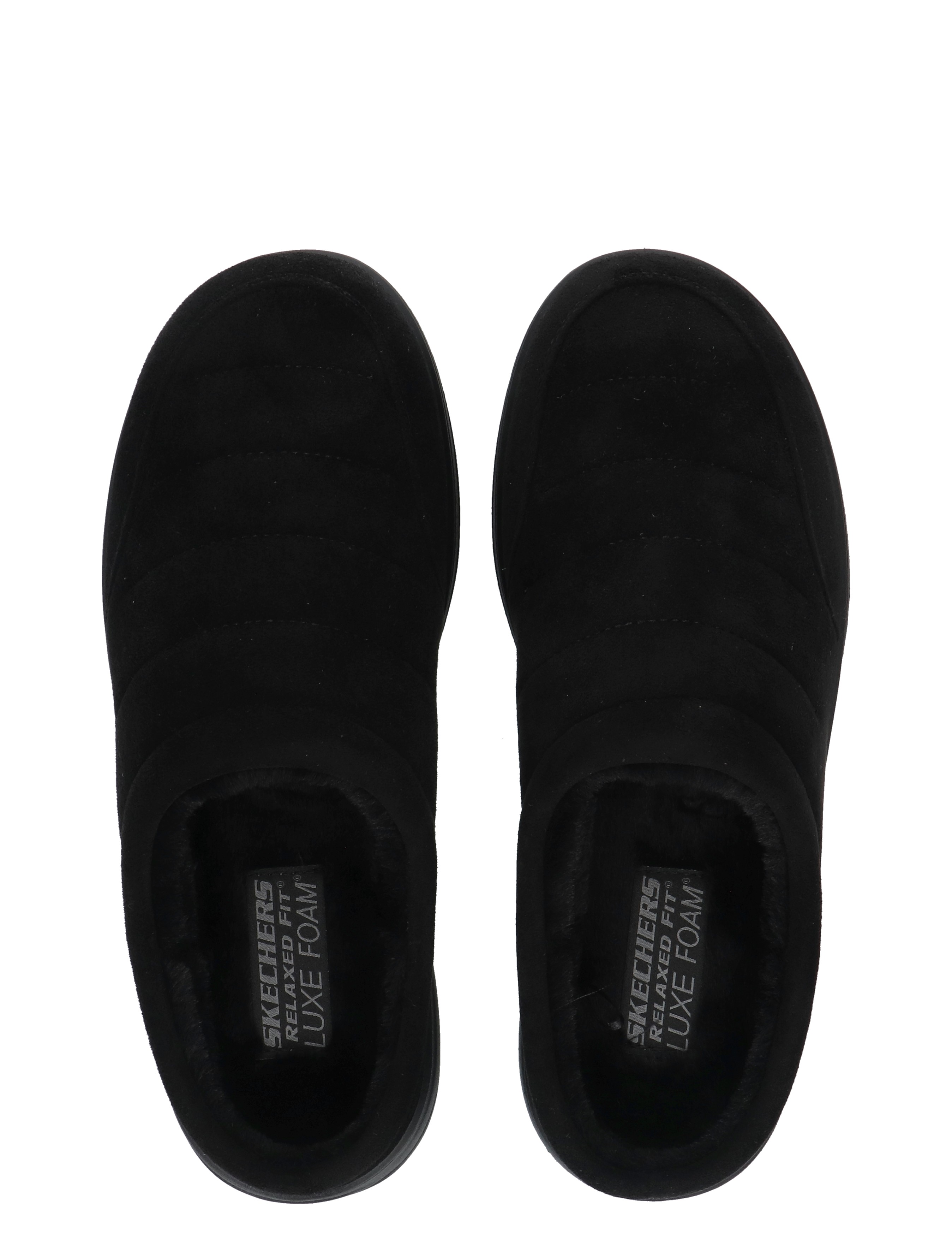 slippers, slip-ons, zwart, foam, binnenhuis
