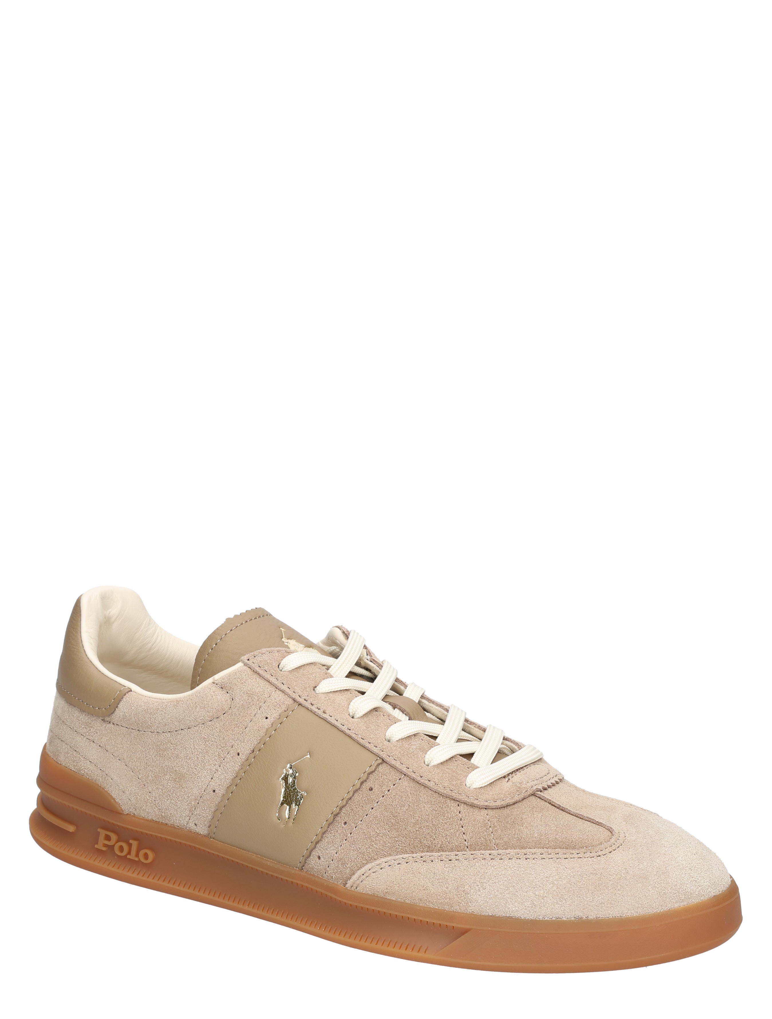 Polo Ralph Lauren - Heritage Aera Suede Sneaker 002 Dirty Buck - Heren - Lage Sneakers - Sneakers - 48414_77_3