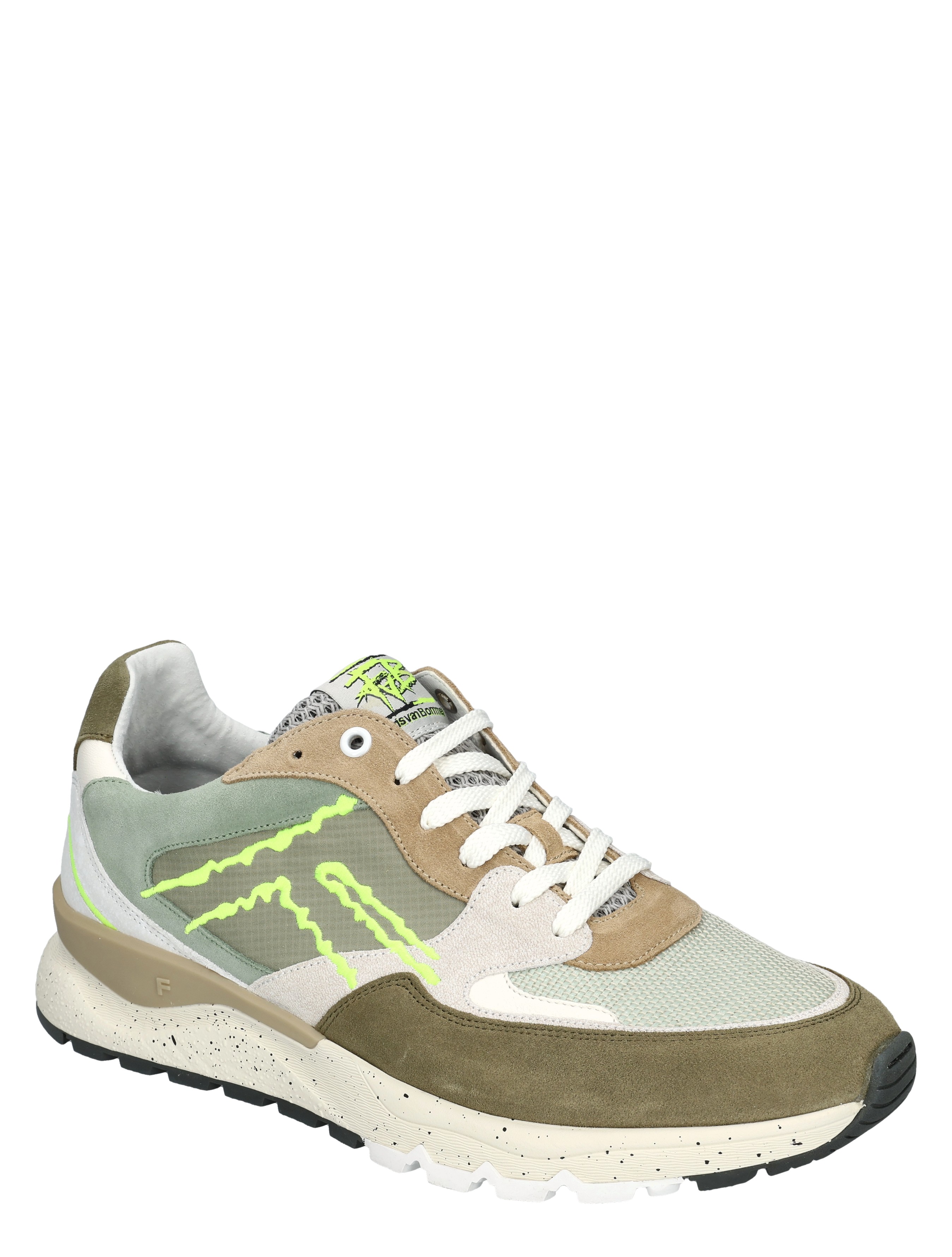 Floris van Bommel - De Treener 10243 52-01 Light Green G+ Wijdte - Heren - Lage Sneakers - Sneakers - 50662_66_3