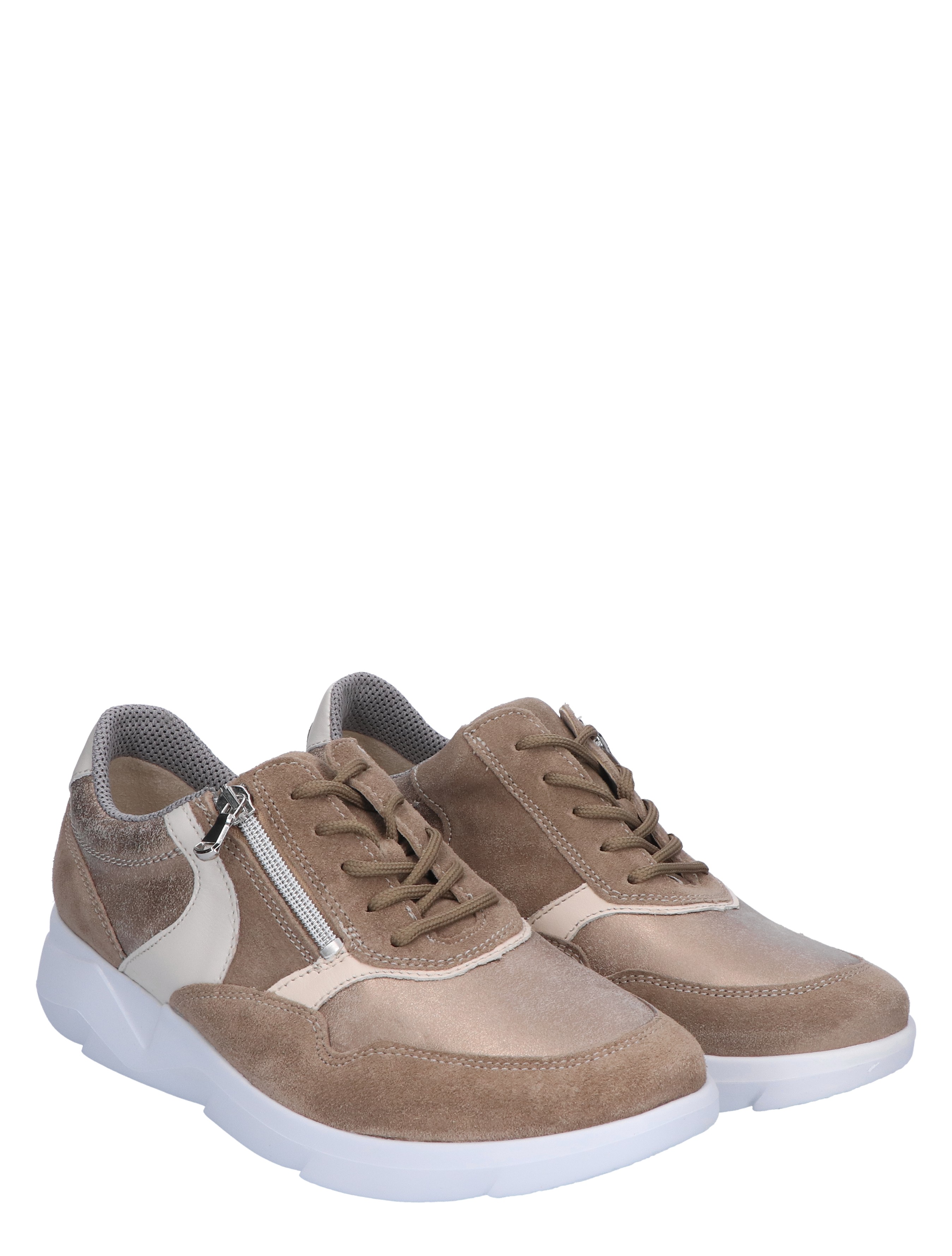 Waldlaufer - 668001 Storm Beige K-Wijdte - Dames - Veterschoenen - Casual Veterschoenen - 47499_77_5