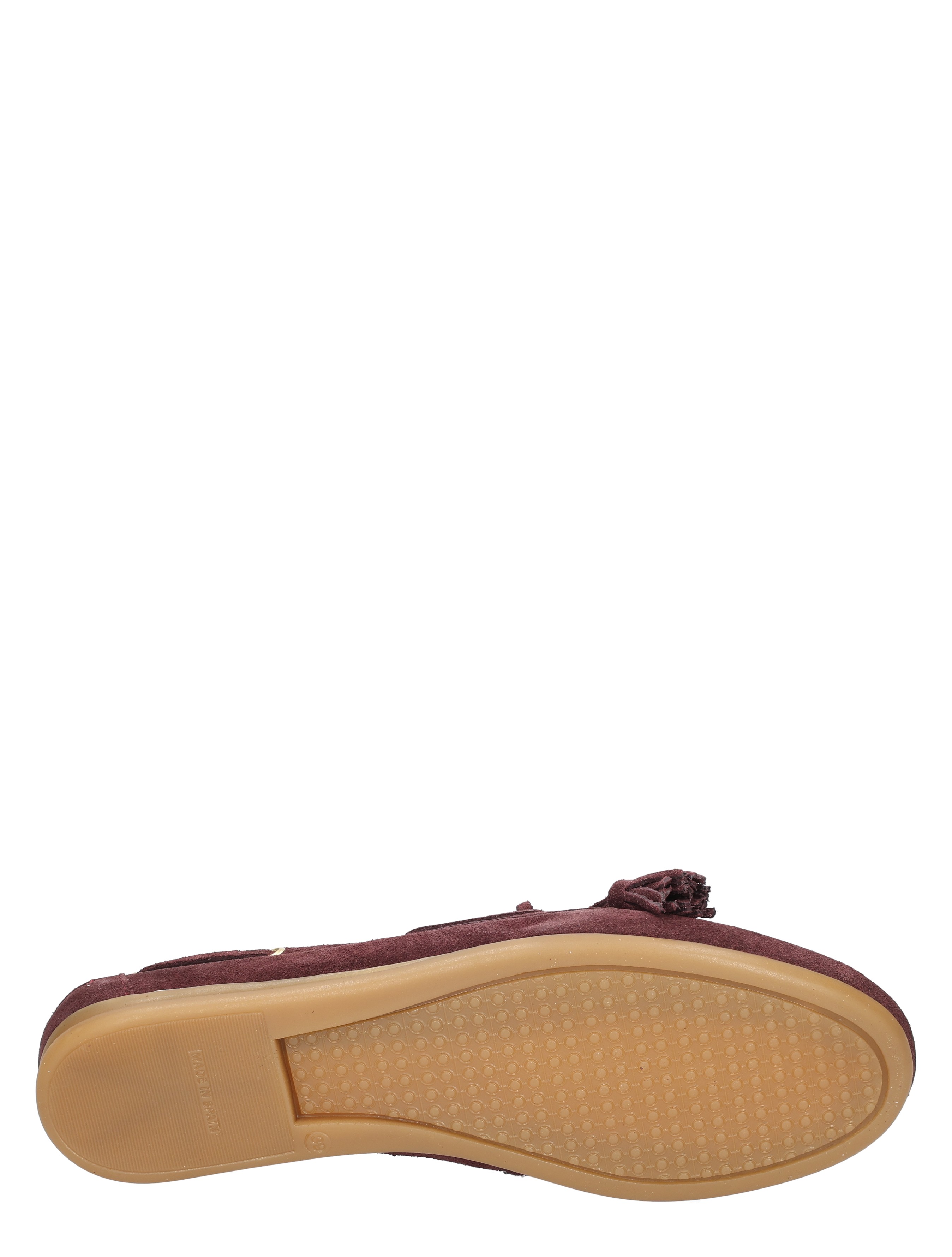 Toral Shoes - Shima Suede Moccasin Bordeaux Gold - Dames - Loafers - 49646_42_8