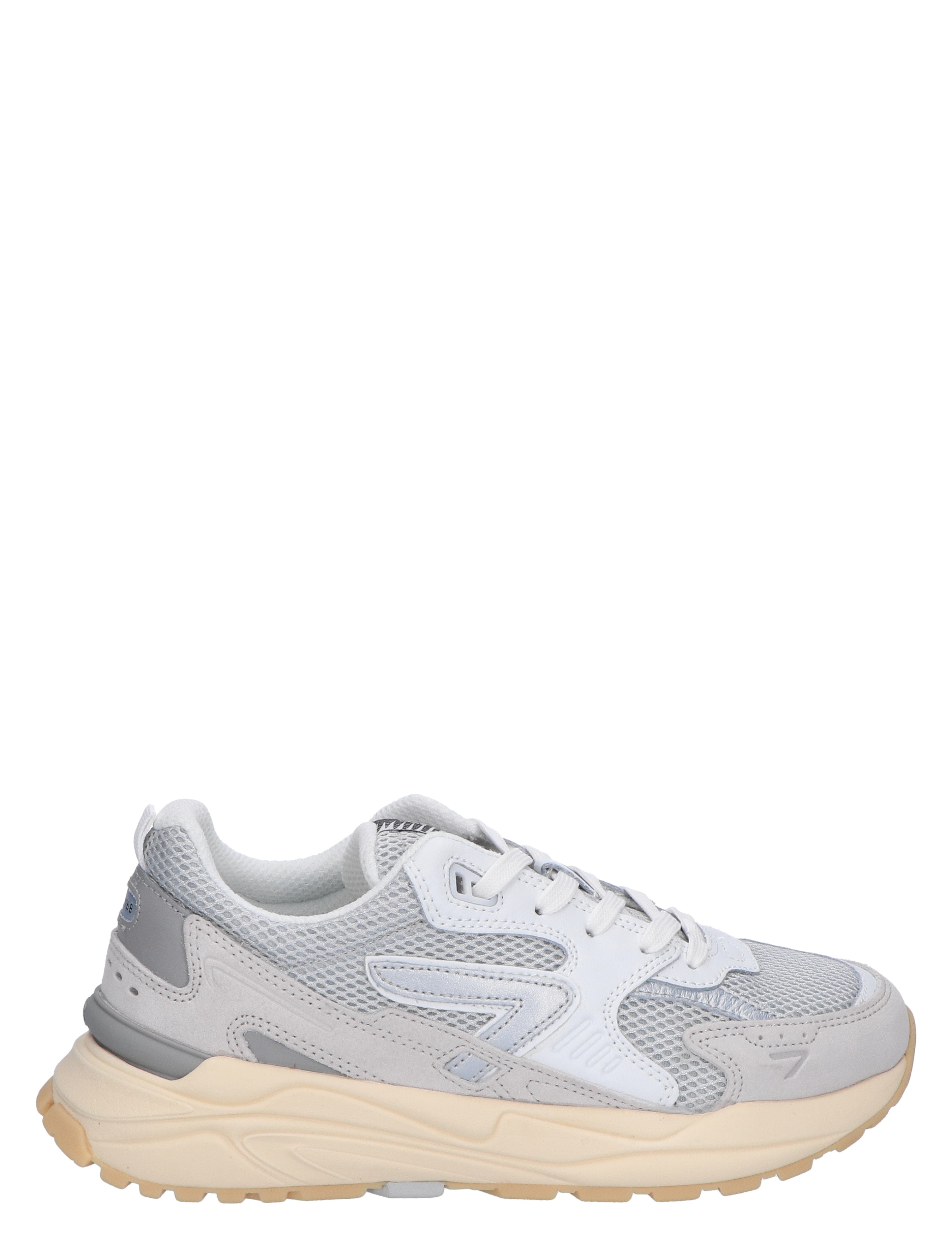 Grid Women Grey White