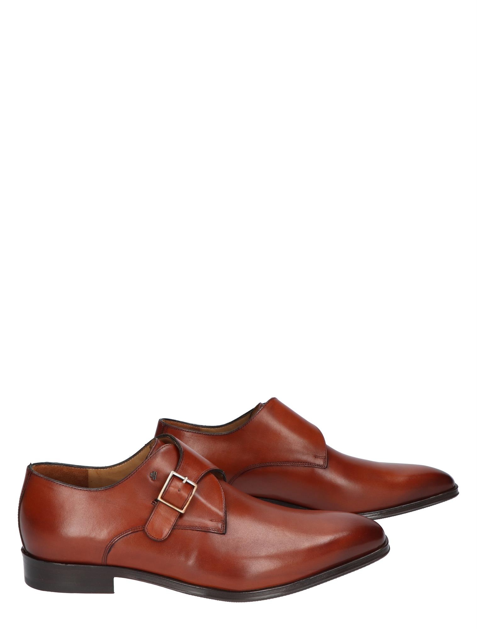 Van Bommel - 30146 Raffa 06.00 Dark Cognac H-Wijdte - Heren - Gespschoenen - 40401_22_5