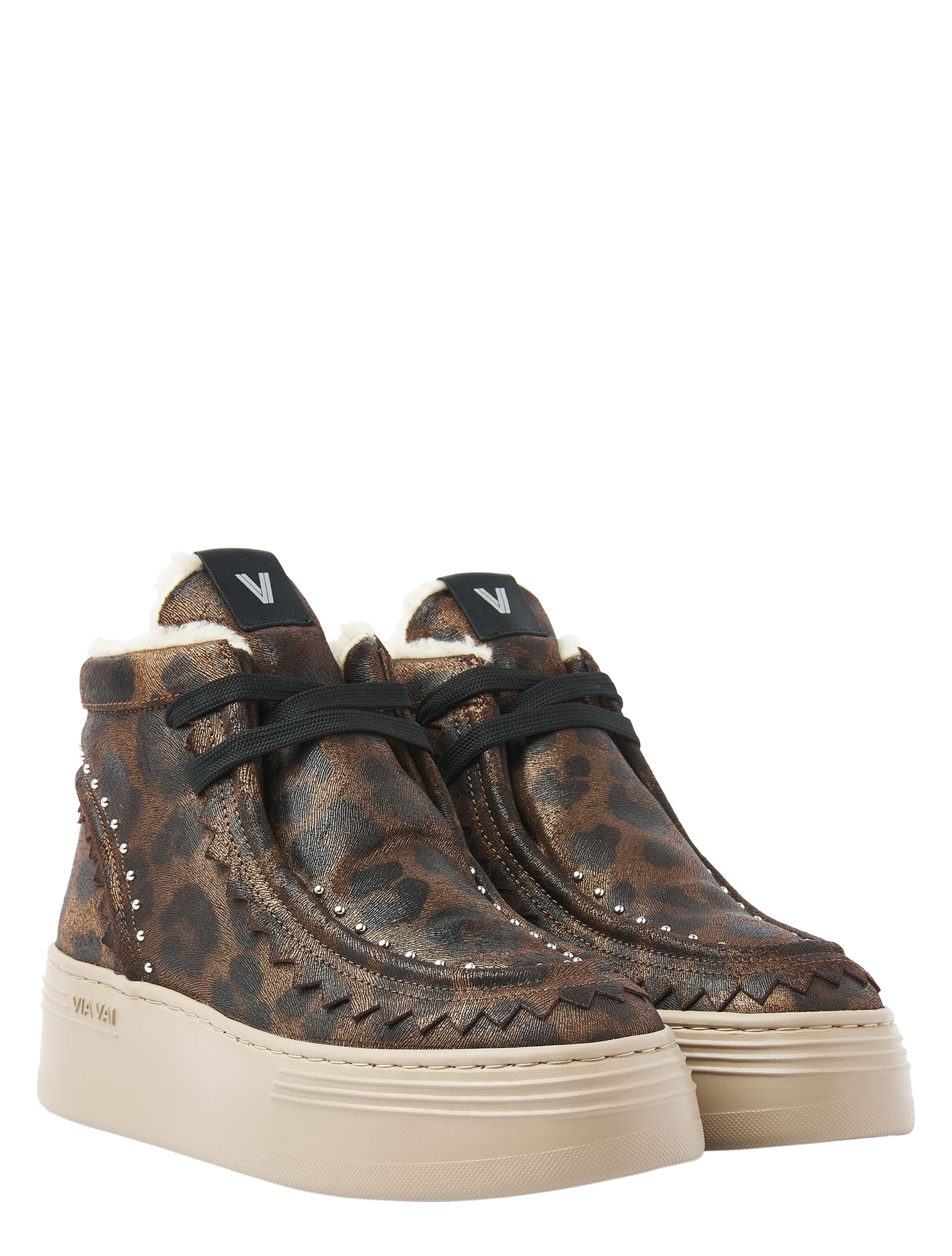 VIA VAI - Isa Callum 62337 01-1301 Brown - Sneakers - Dames - Lage Sneakers - 50076_22_2