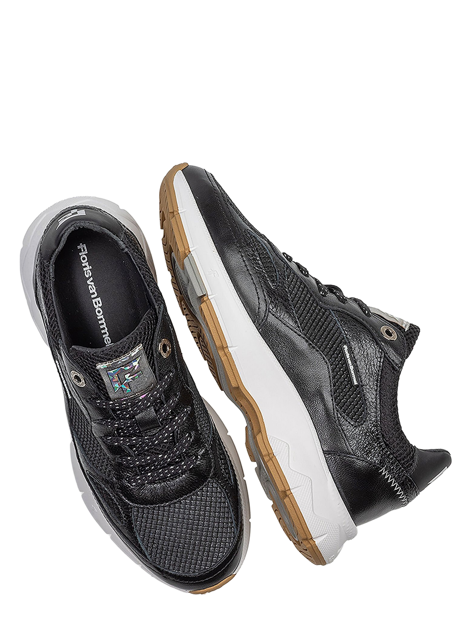 Floris van Bommel - Daysi SFW-10101 10-03 Black G-Wijdte - Sneakers - Dames - Lage Sneakers - 50093_11_3