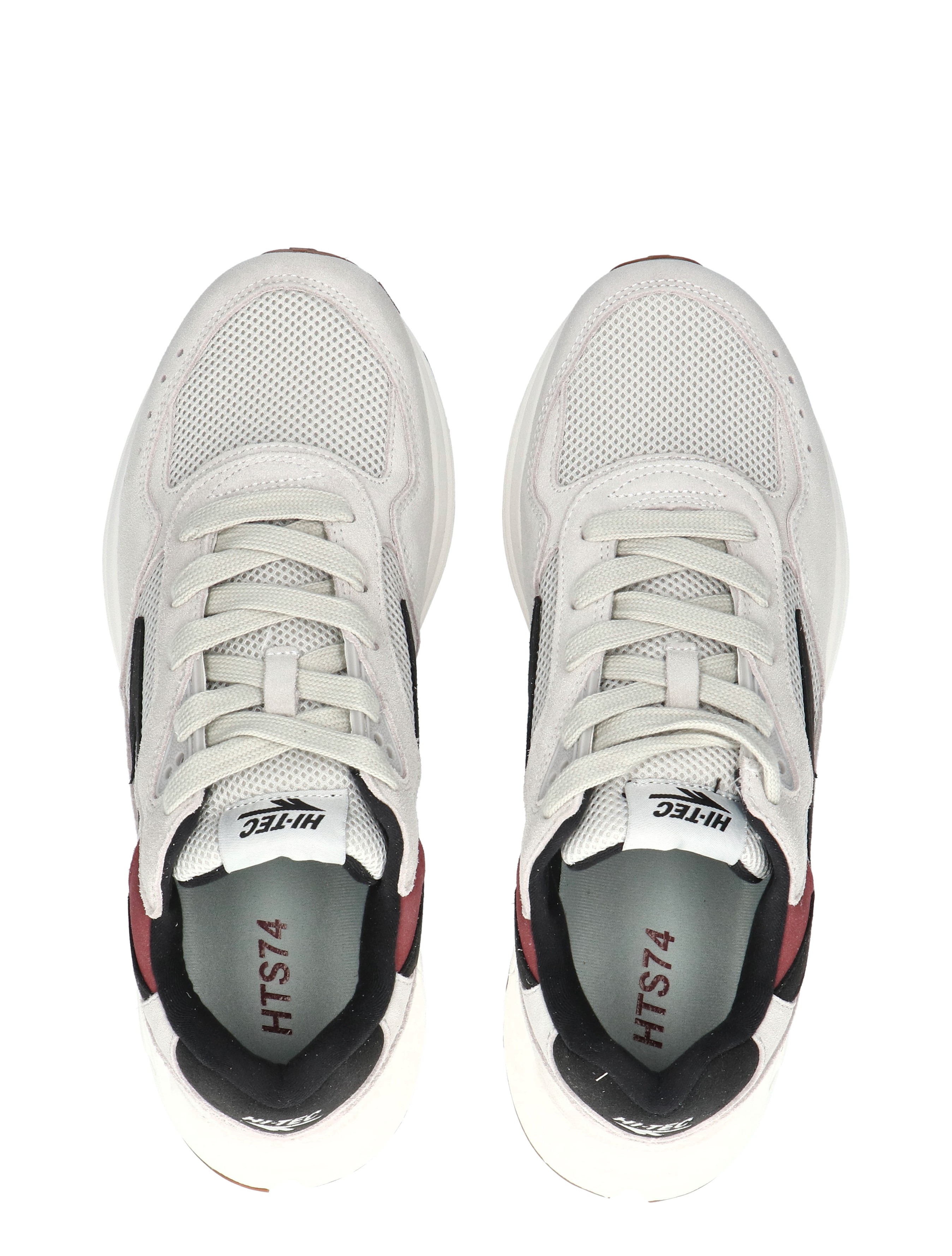 Hi-Tec - HTS Shadow RGS Men 267 White Black Red Gum - Heren - Lage Sneakers - Sneakers - 49721_91_8