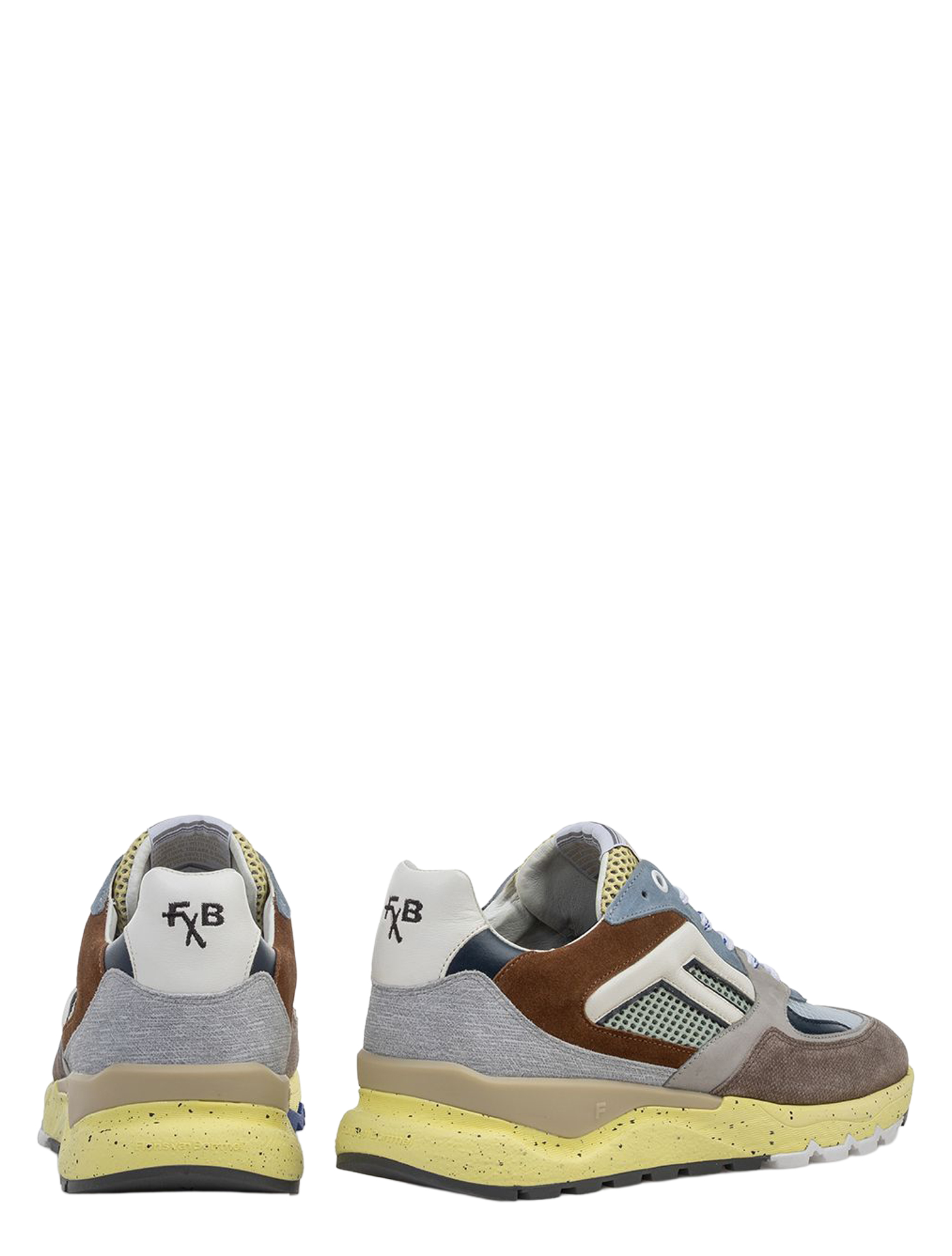 Floris van Bommel - De Treener 10154 01.52 Taupe G+Wijdte - Heren - Lage Sneakers - Sneakers - 51414_32_4