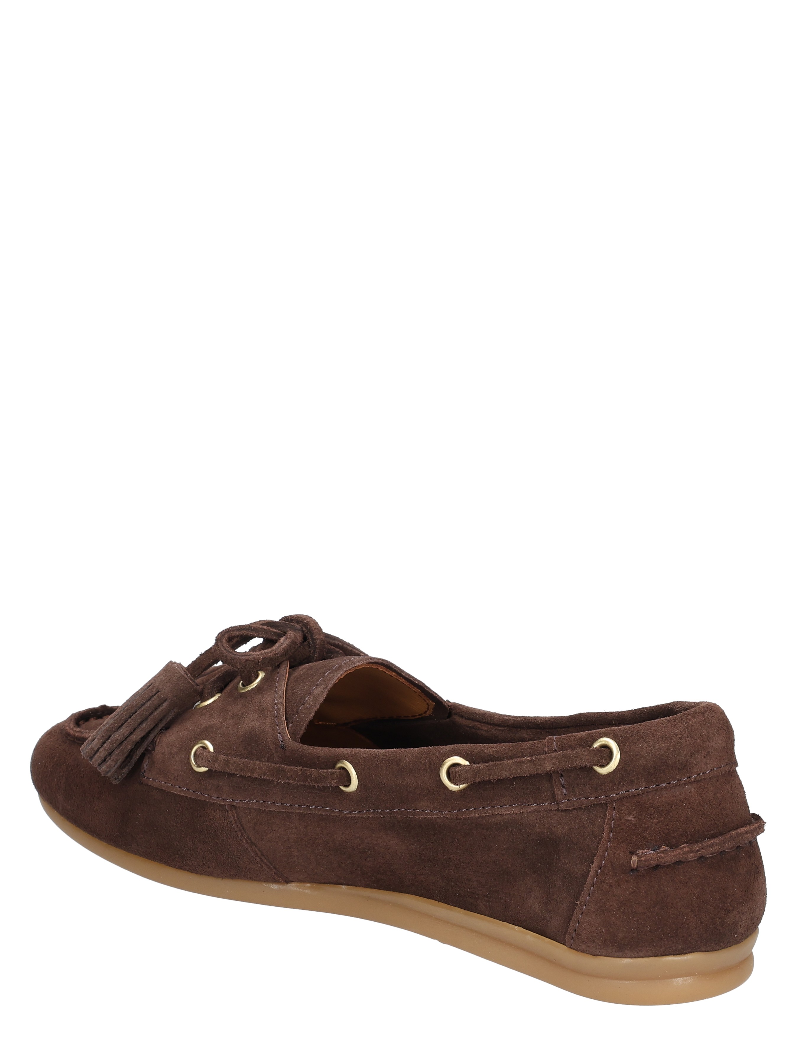 Toral Shoes - Shima Suede Moccasin Brown Gold - Dames - Loafers - 49646_22_4