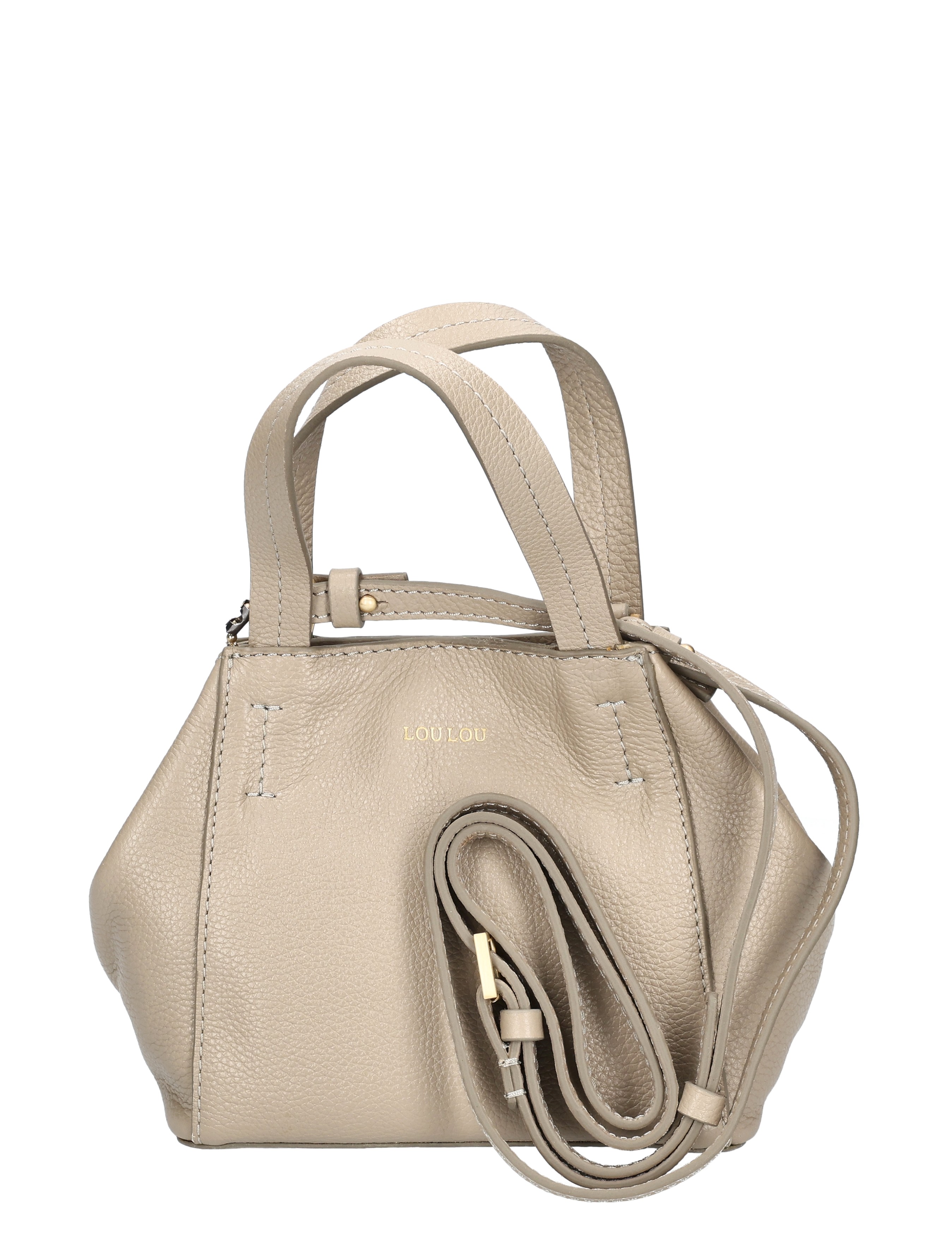 LouLou Essentiels - Elodie 128 Soft Sepia - Dames - Schoudertassen - 50823_77_1