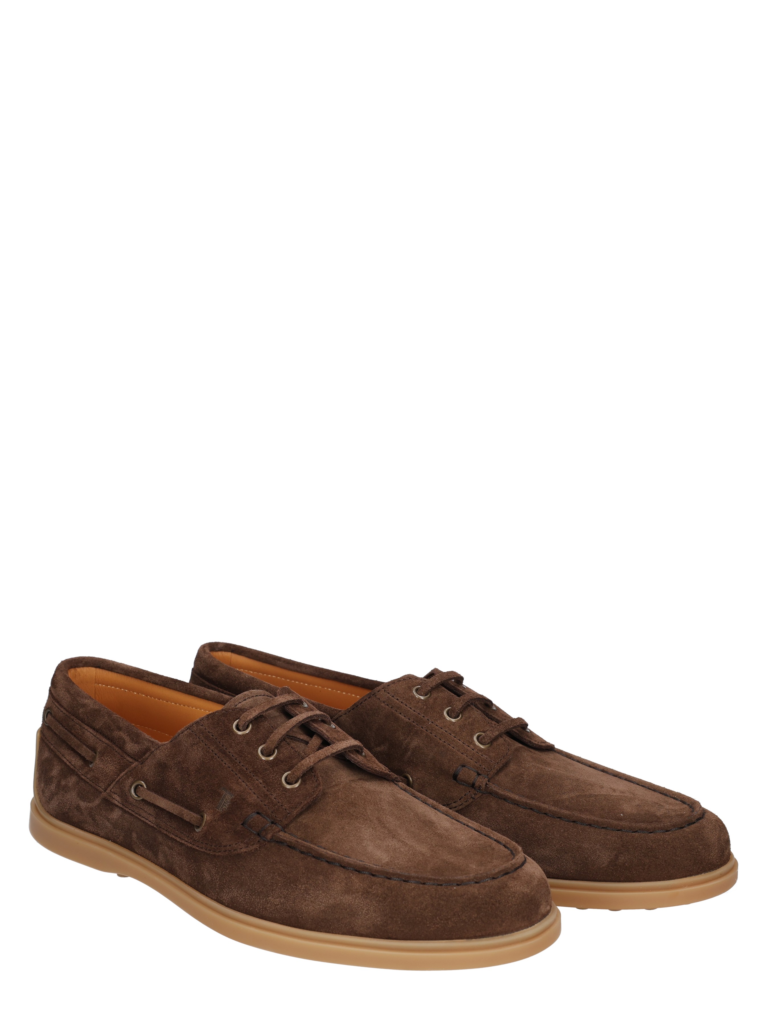 Tods - Boat Shoe in Suede S611 Brown - Heren - Loafers - 49667_22_5