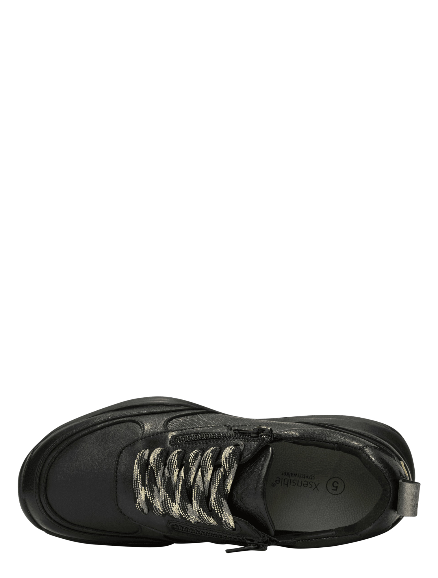 Xsensible - 32005.3-1 001 Black H-Wijdte - Dames - Veterschoenen - Casual Veterschoenen - 50498_11_4