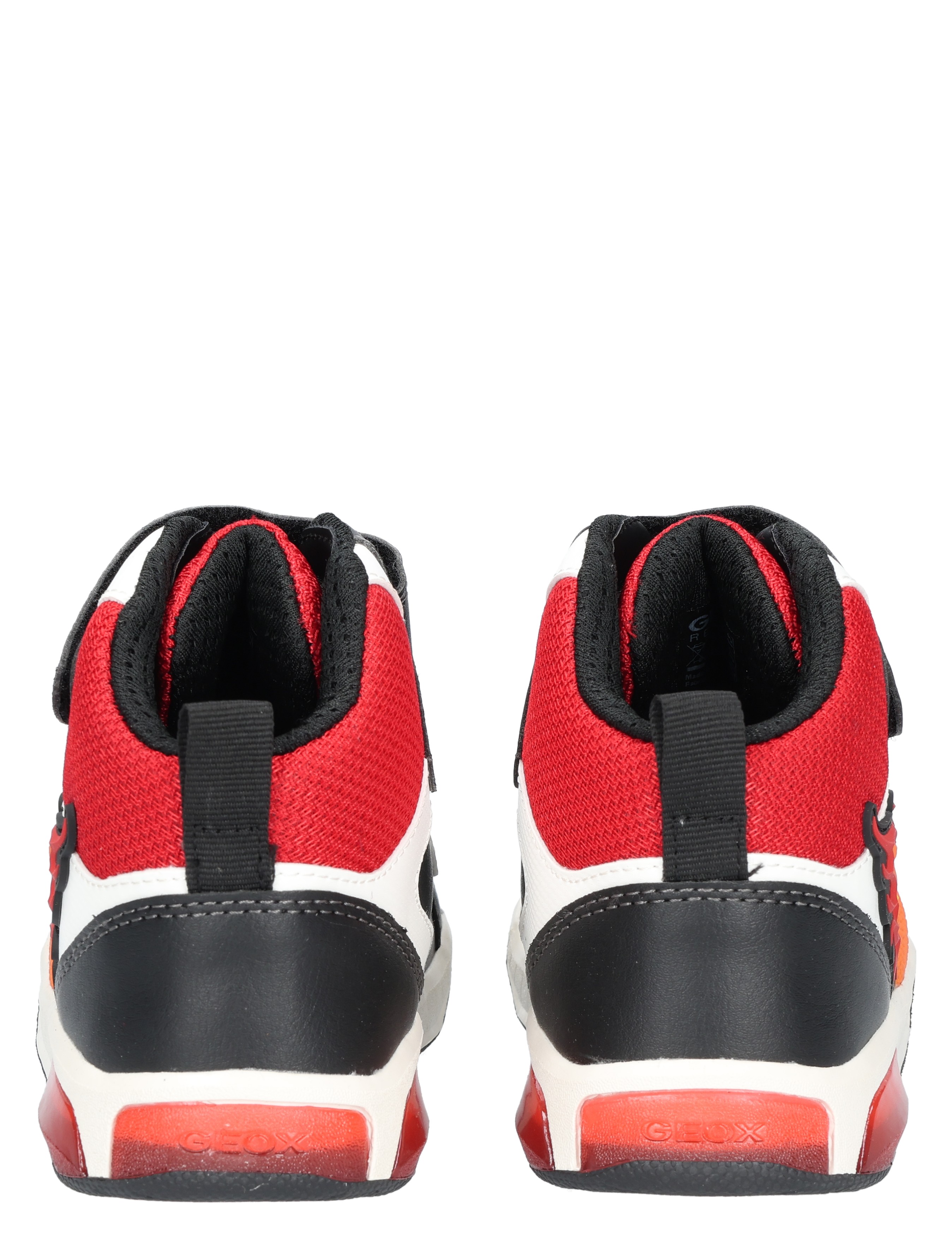 Geox - Inek Boy Baseball Black Red - Jongens - Boots - Veter Boots - 48252_14_6