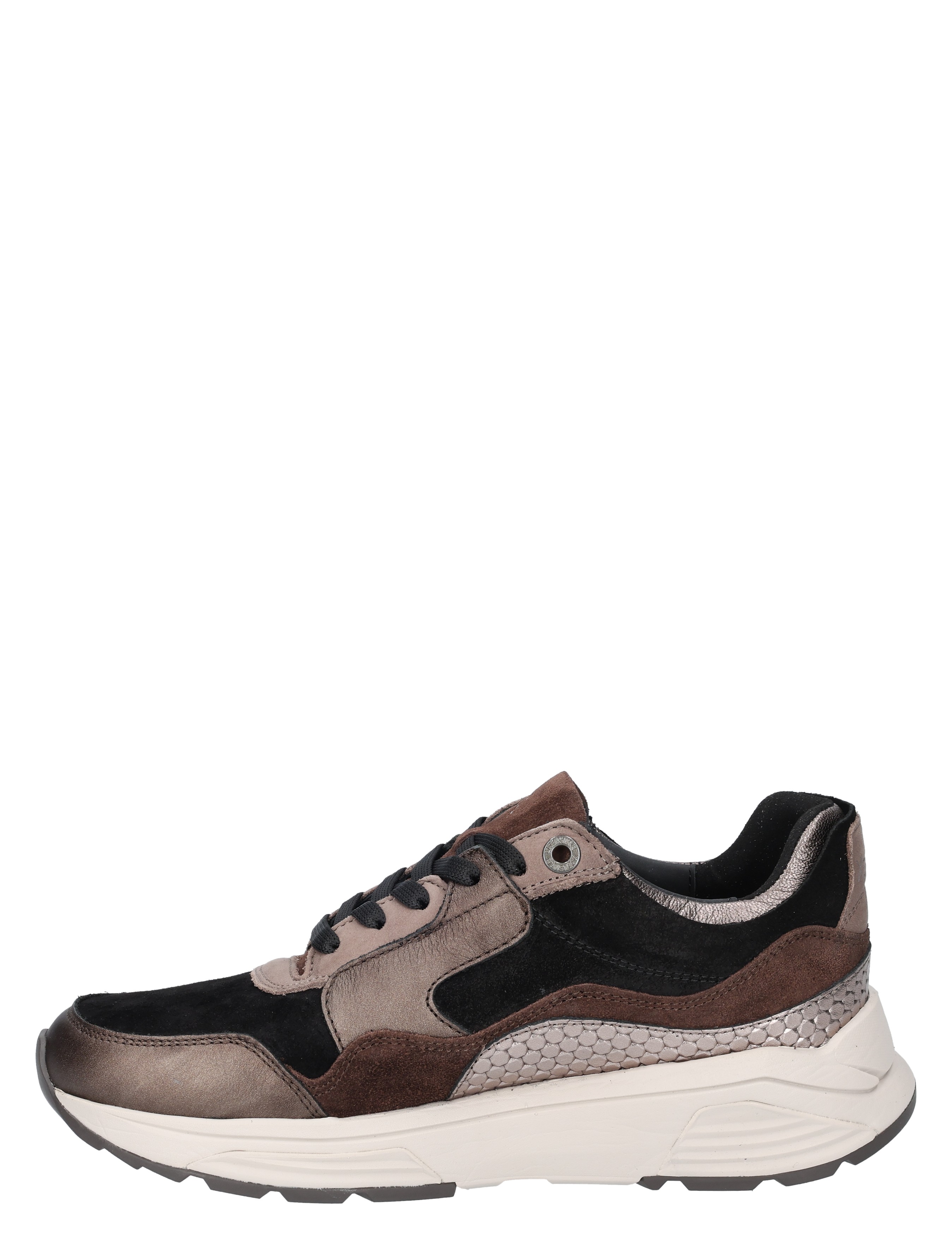 Xsensible - 33000.2 Dark Brown Fantasy G-Wijdte - Dames - Veterschoenen - Casual Veterschoenen - 51912_22_2