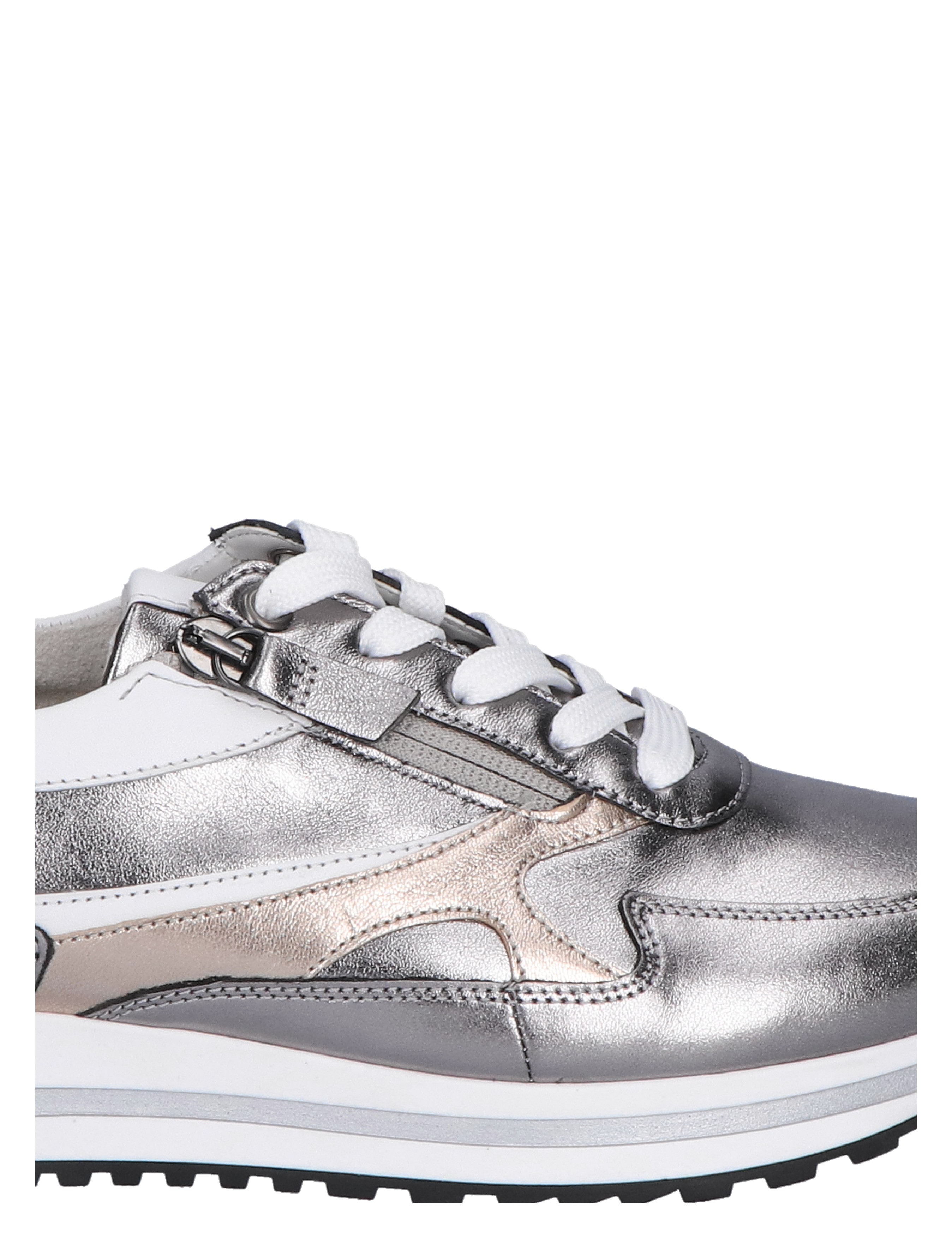 Gabor - 56.526.90 Silver White Black H-Wijdte - Dames - Veterschoenen - Casual Veterschoenen - 46191_99_8