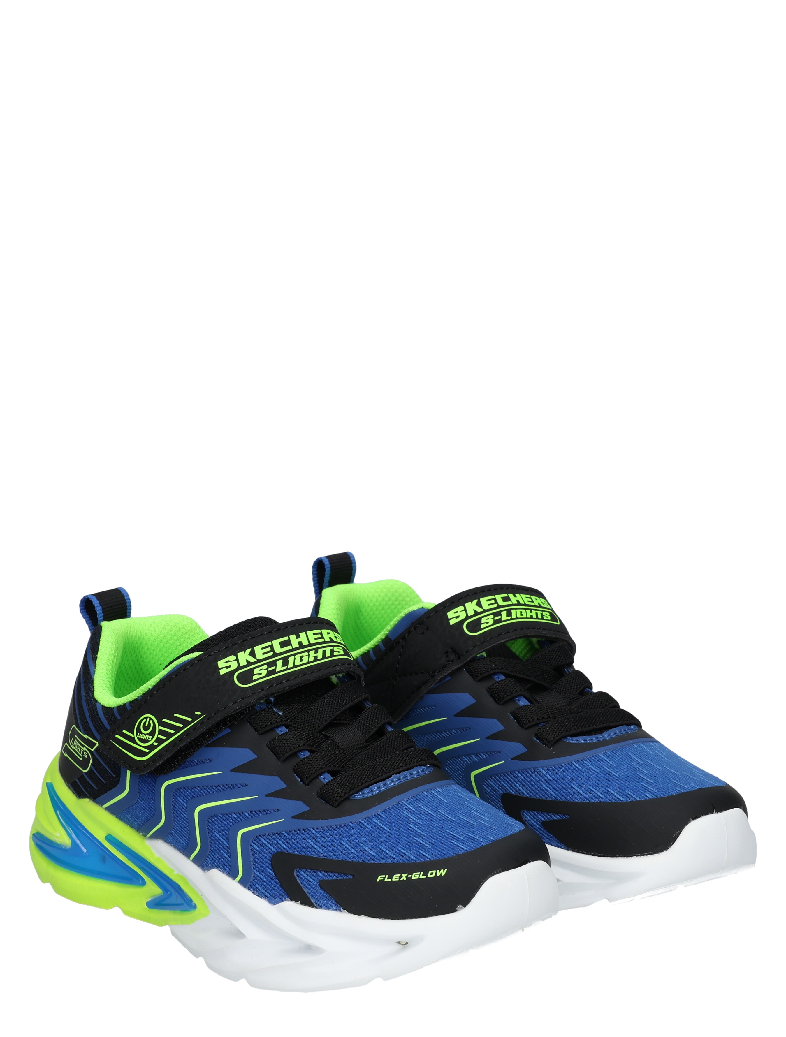 sneakers, sportschoenen, blauw, neon groen, veter, S-Lights