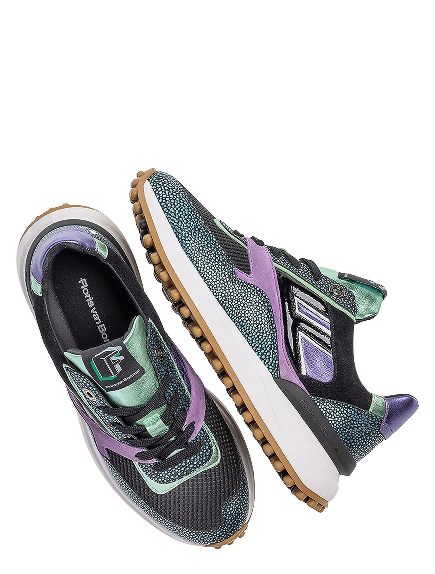 Floris van Bommel - Noppi SFW-10128 36.13 Light Blue G-Wijdte - Dames - Sneakers - Lage Sneakers - 50095_33_3