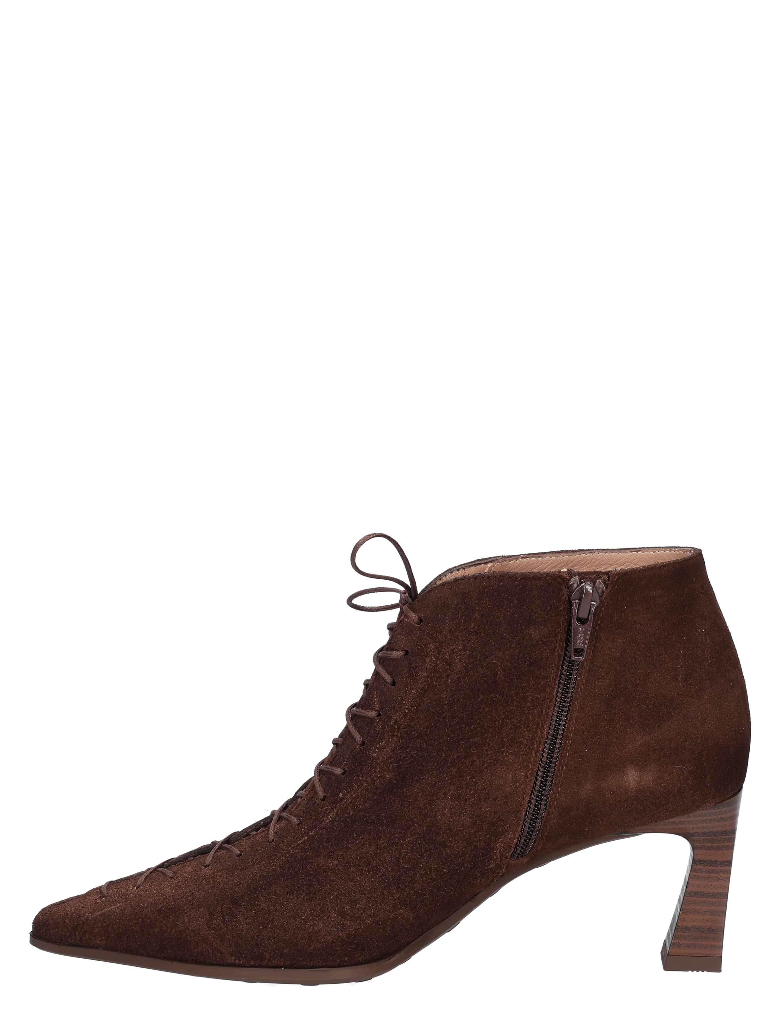 Hispanitas - HI 264960 Velour Espresso - Dames - Boots - Enkellaarsjes - 52059_22_2