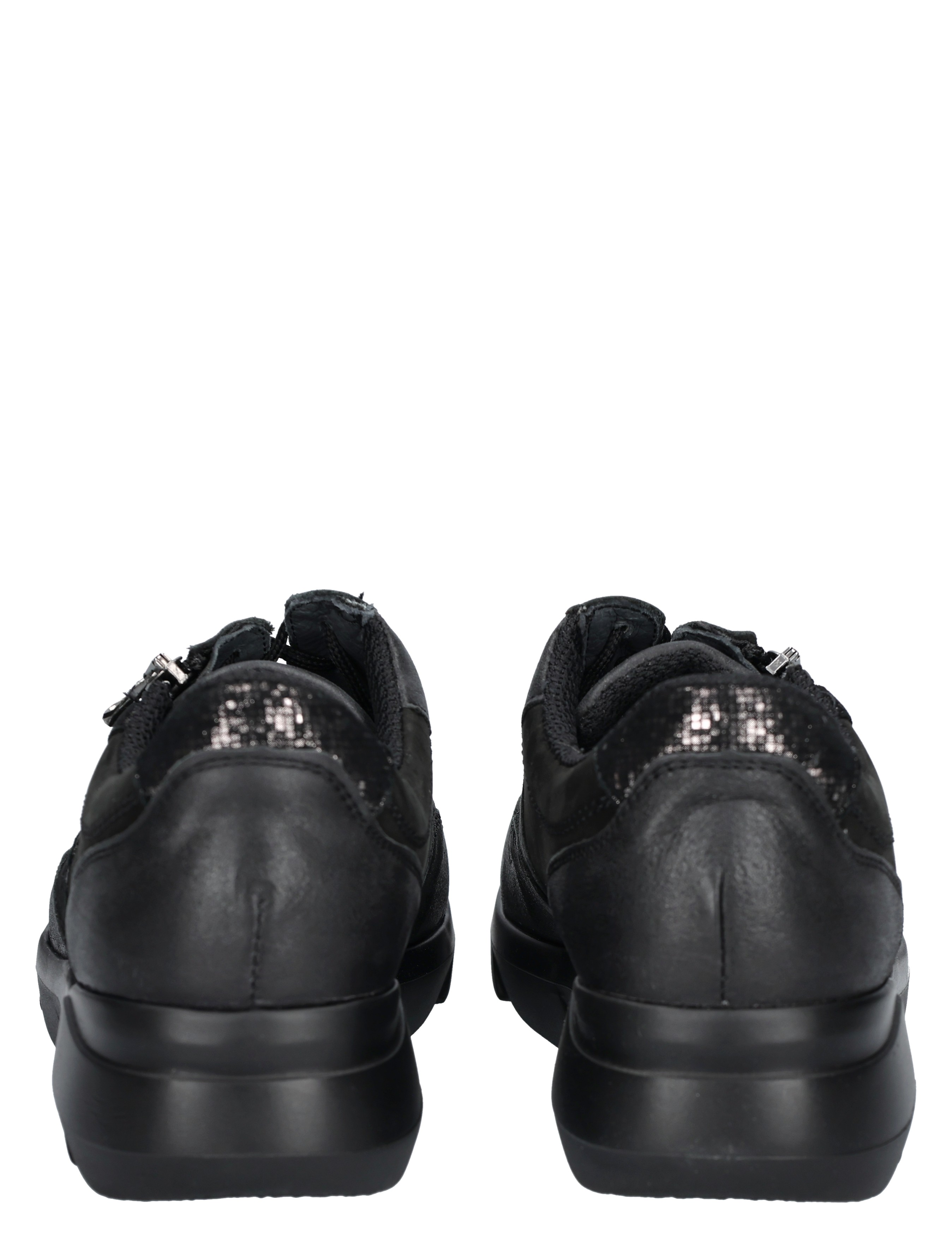 Waldlaufer - 668001 Black K-Wijdte - Dames - Veterschoenen - Casual Veterschoenen - 48871_11_6