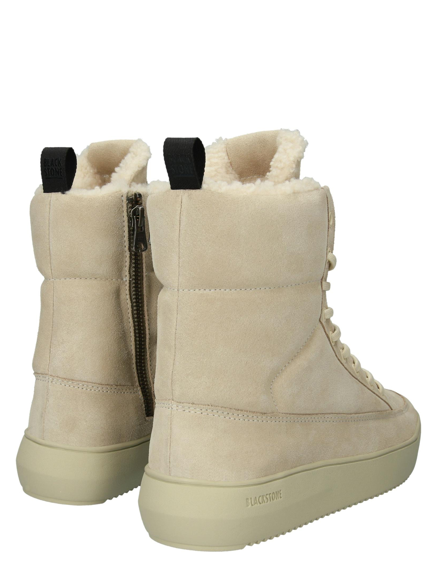 Blackstone Footwear - AL215 Angora Beige - Dames - Boots - Veter Boots - 47806_77_4