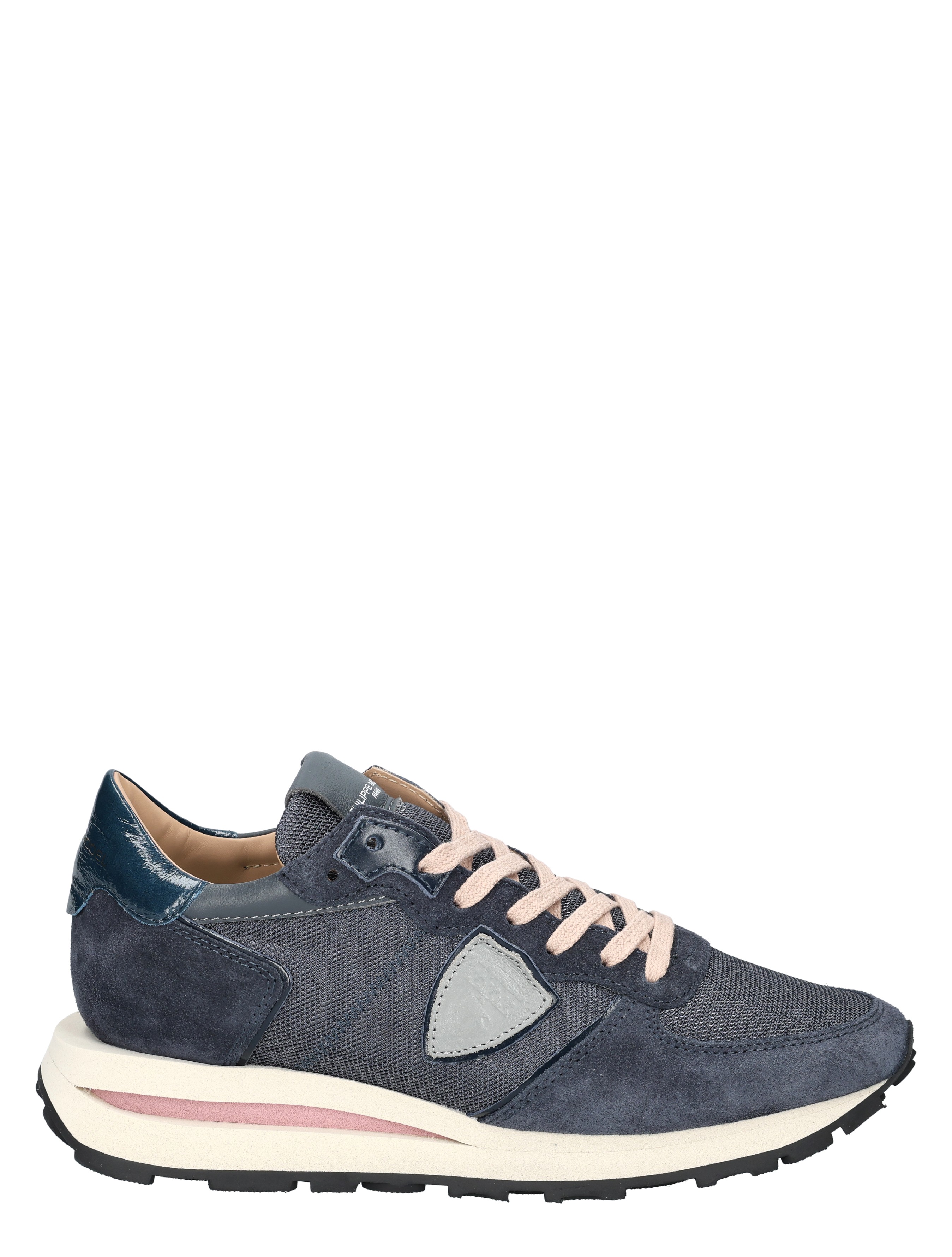 Philippe Model - TKLD Tropez Haute Low Women WR06 Mondial Blue - Dames - Sneakers - Lage Sneakers - 51514_33_1
