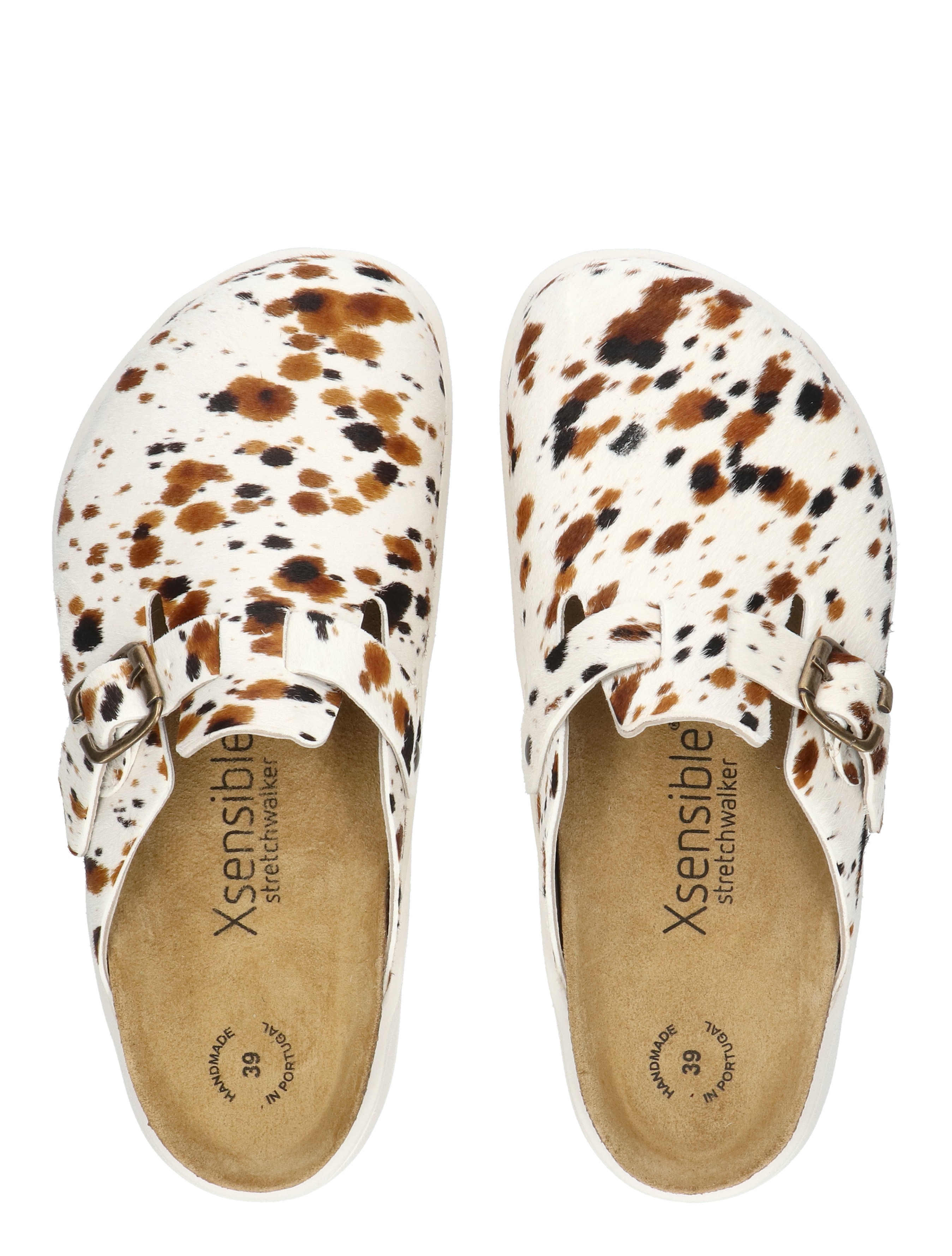 slip-ons, leer, dalmatier, print, inleg-leer