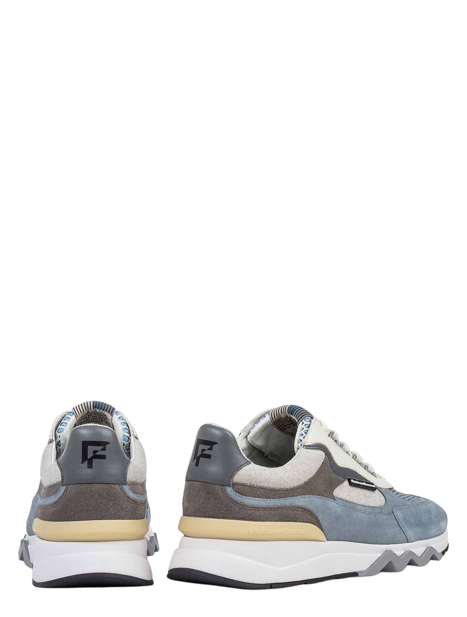 Floris van Bommel - De Zager 10234 12.09 Light Blue G+Wijdte - Heren - Lage Sneakers - Sneakers - 51436_33_4