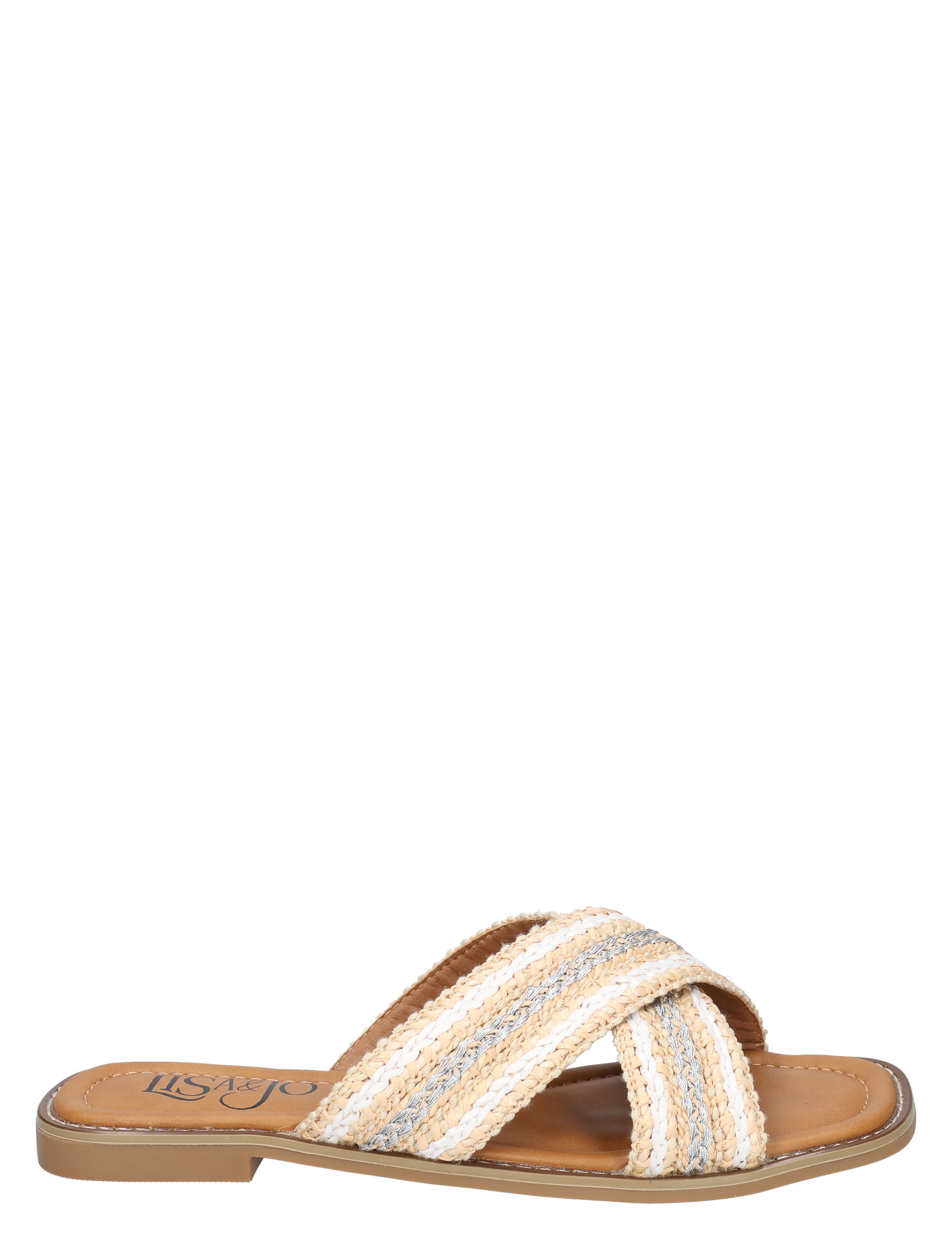 Lisa & Jo - Zahide Silver Beige - Dames - Muiltjes - 50300_77_2