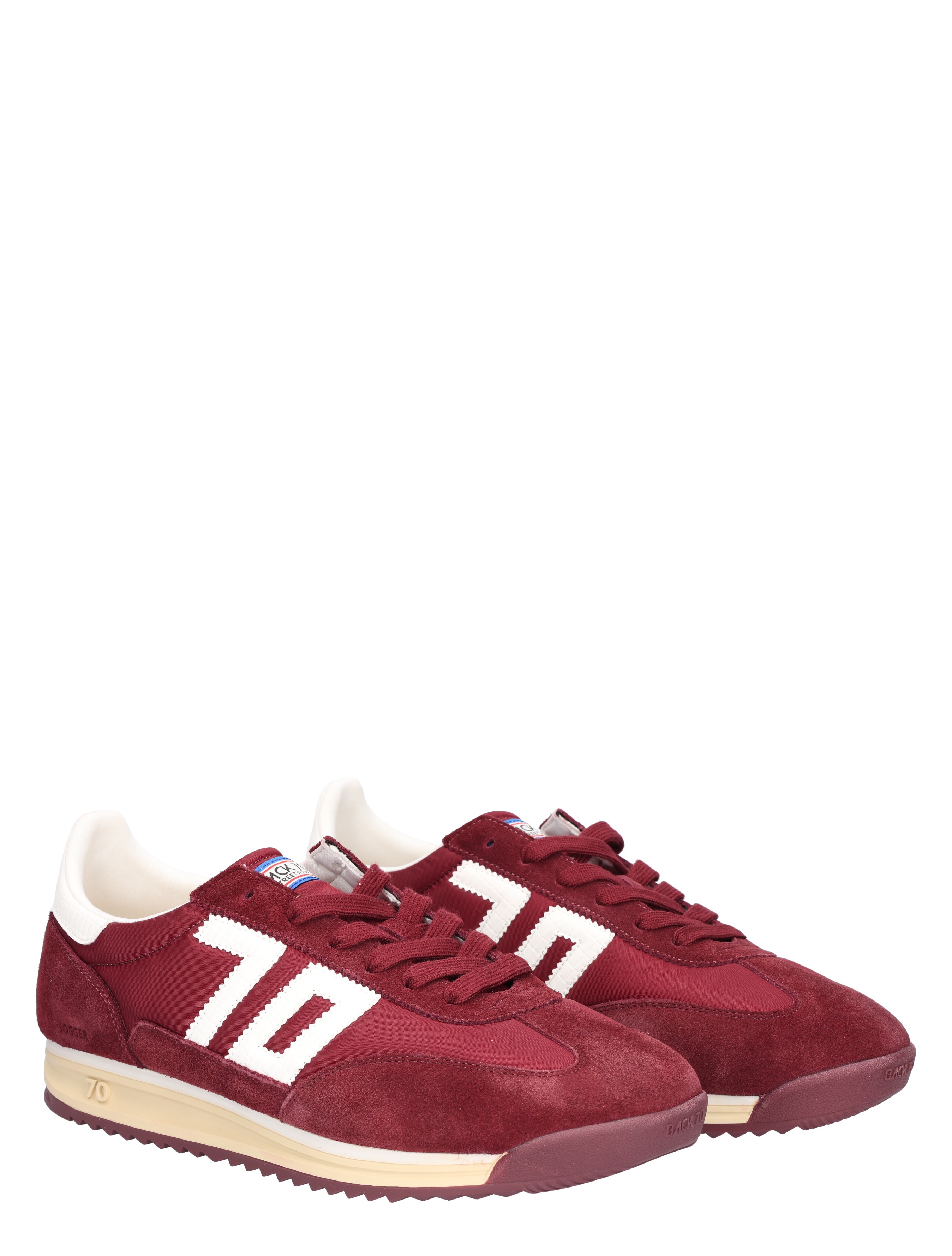 Back 70 - Barkley Jogger FC32 Nylon Sponge Wine Suede W - Heren - Lage Sneakers - Sneakers - 48923_42_5