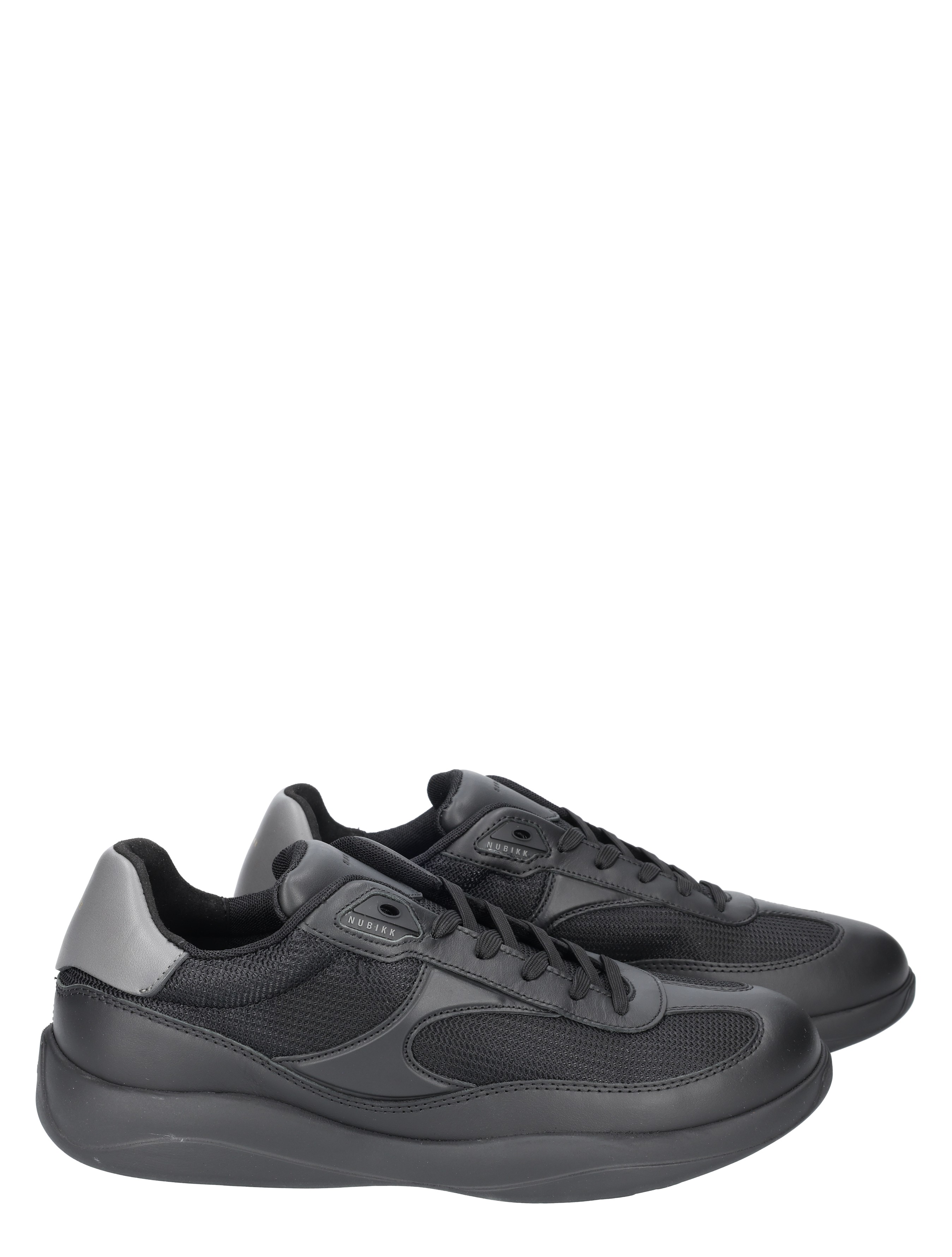 sneakers, zwart, mesh, veters, neon