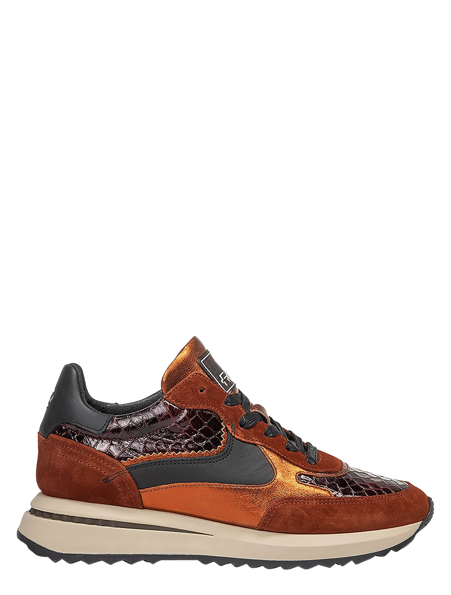 Floris van Bommel - Sumi 09.01 Cognac G-Wijdte - Sneakers - Dames - Lage Sneakers - 46507_02_1