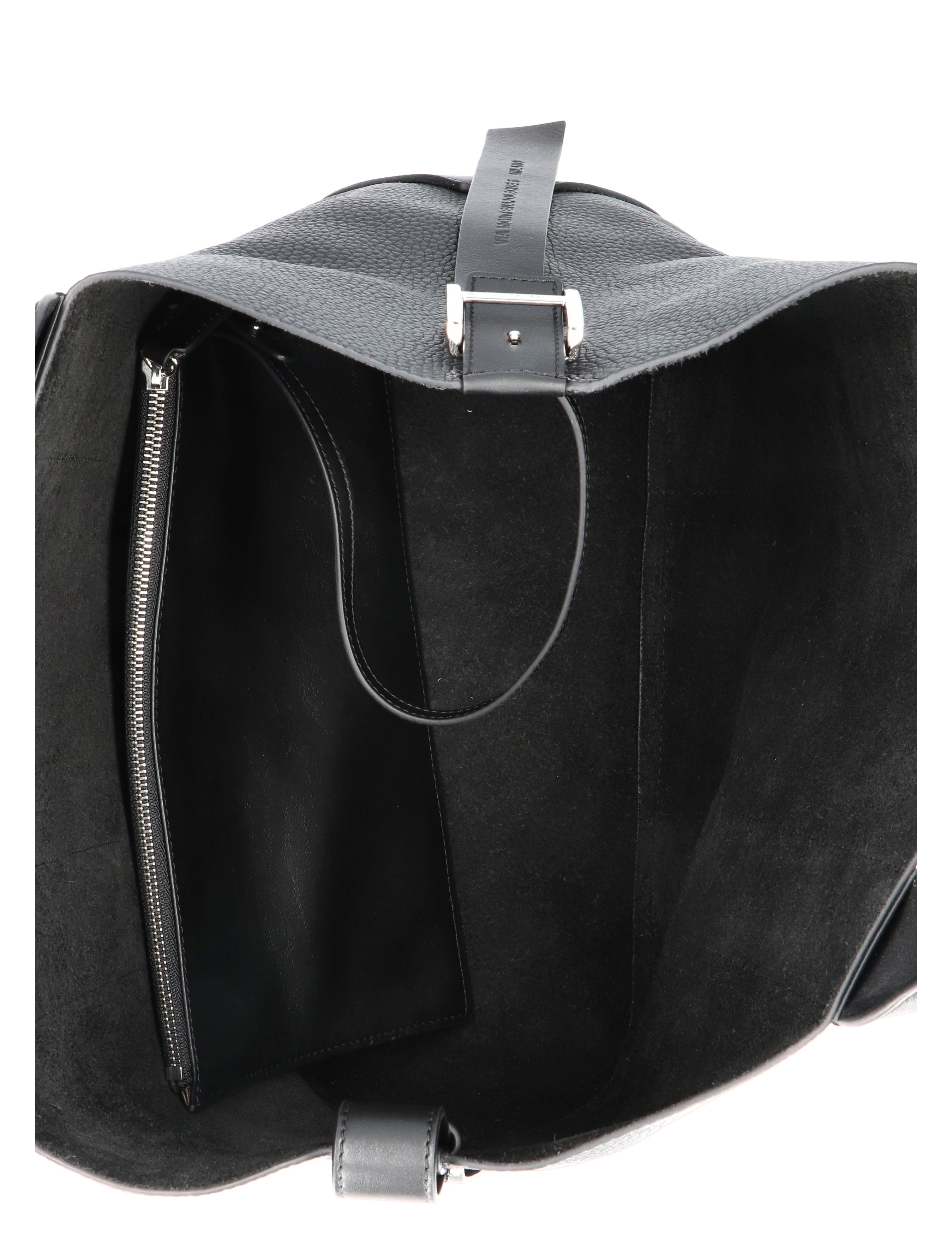 Hogan - Script Shopping Bag Media Black - Dames - Schoudertassen - 48116_11_7
