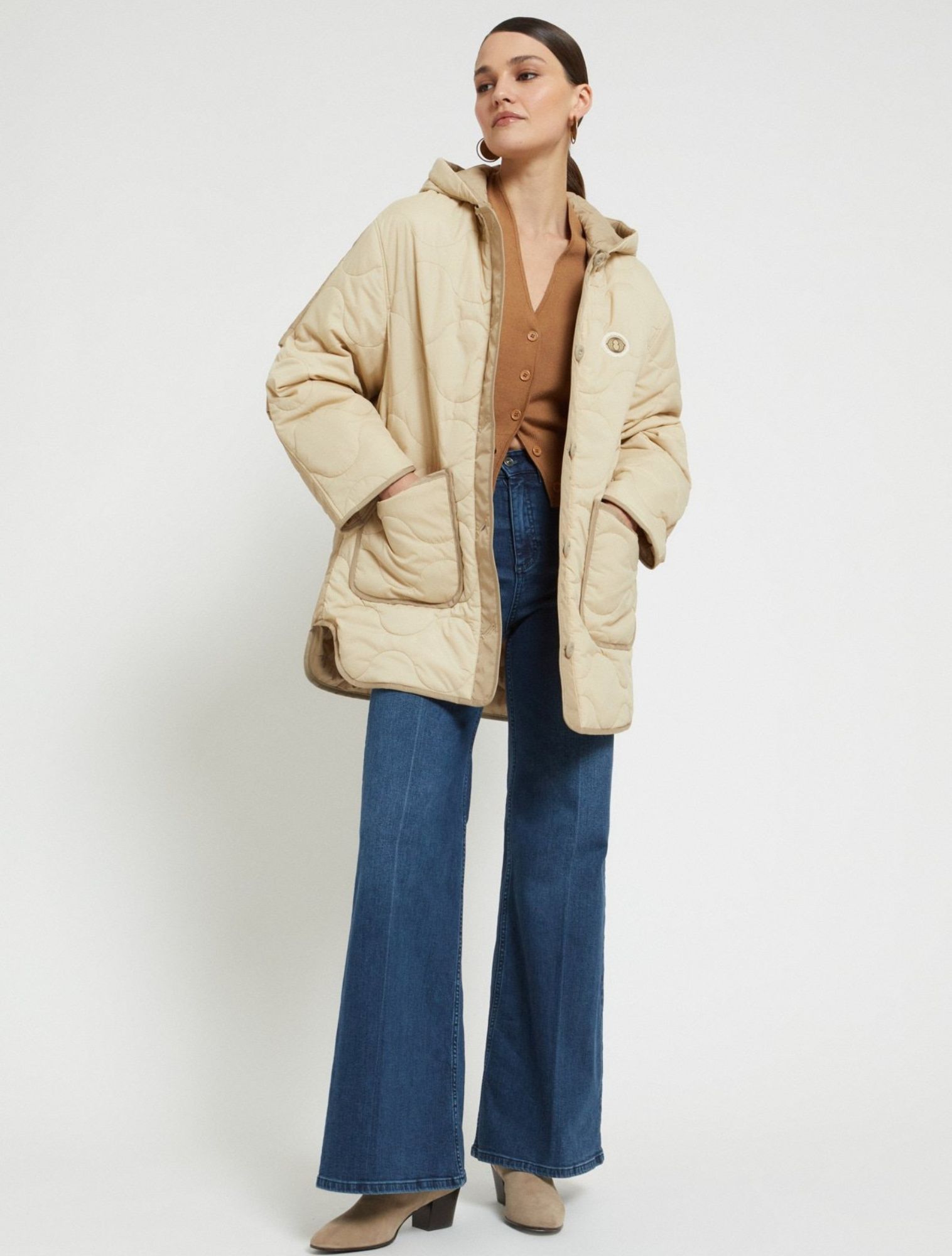 OttodAme - OG6145 Ecru - Dames - Jassen en Jacks - 48309_77_3