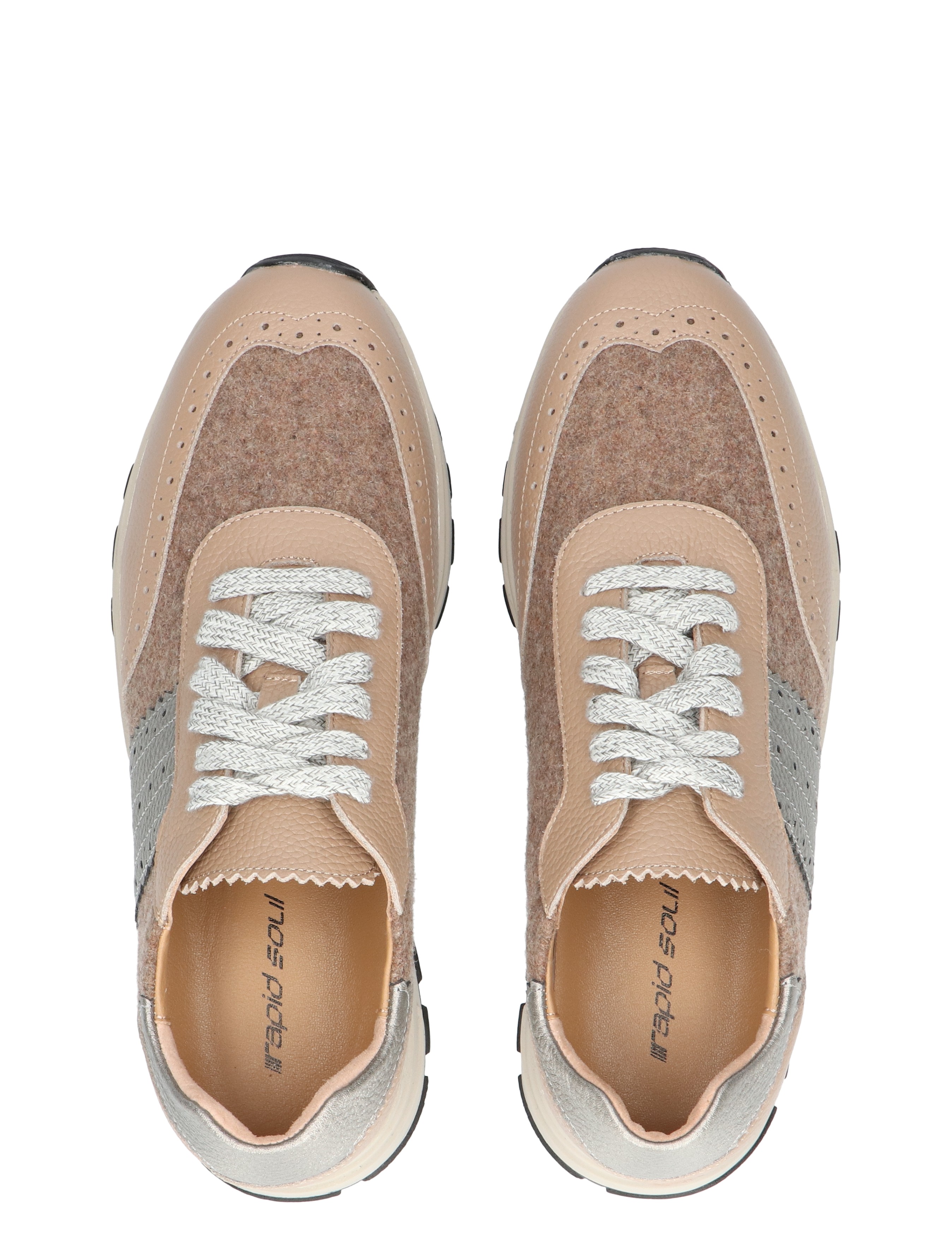 Rapid Soul - Yavanna 2545156 Taupe Lychee Leather - Dames - Veterschoenen - Casual Veterschoenen - 49474_77_7