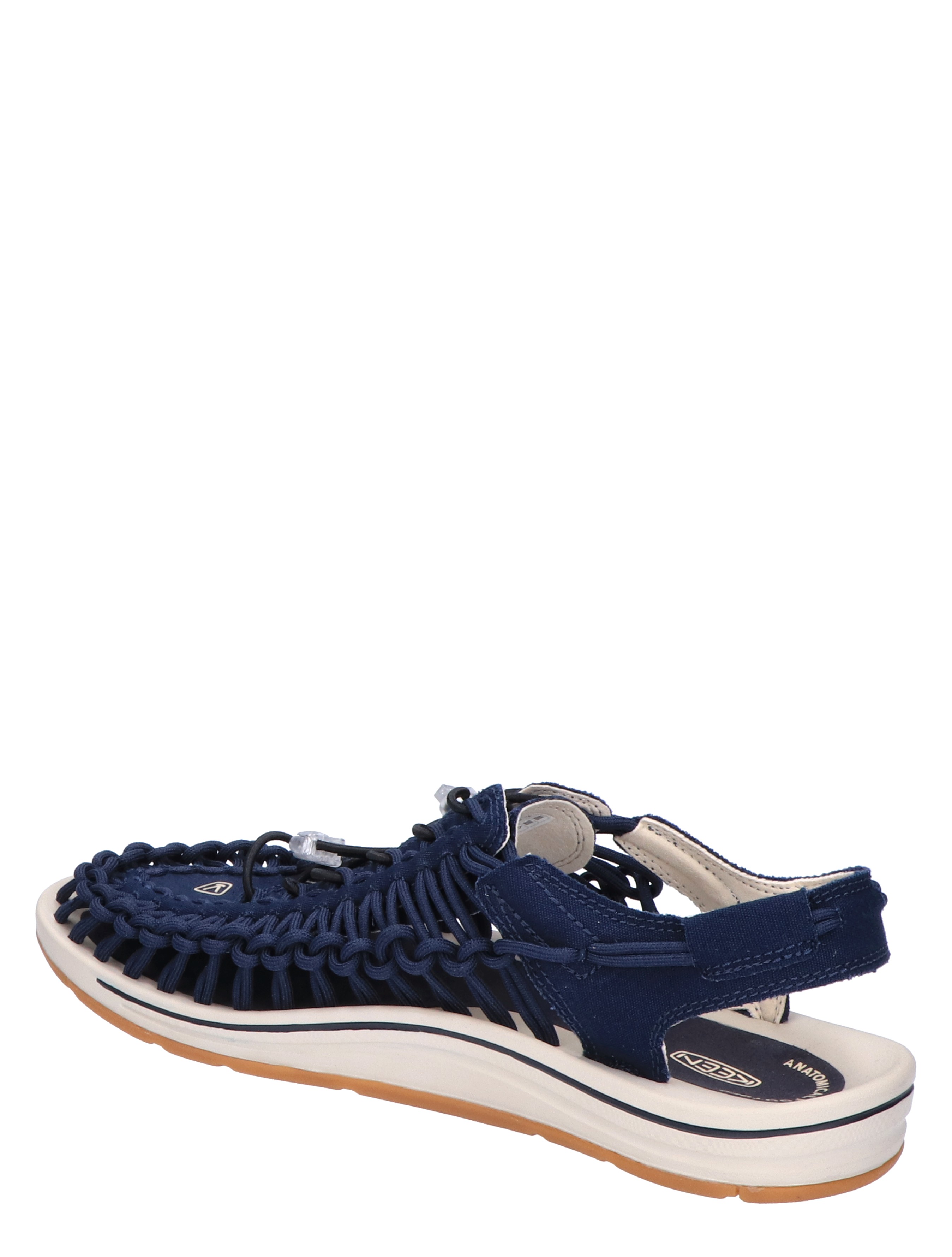 Keen Footwear - Uneek Canvas Open Air Sneaker Navy Birch - Heren - Sandalen - 44812_33_4